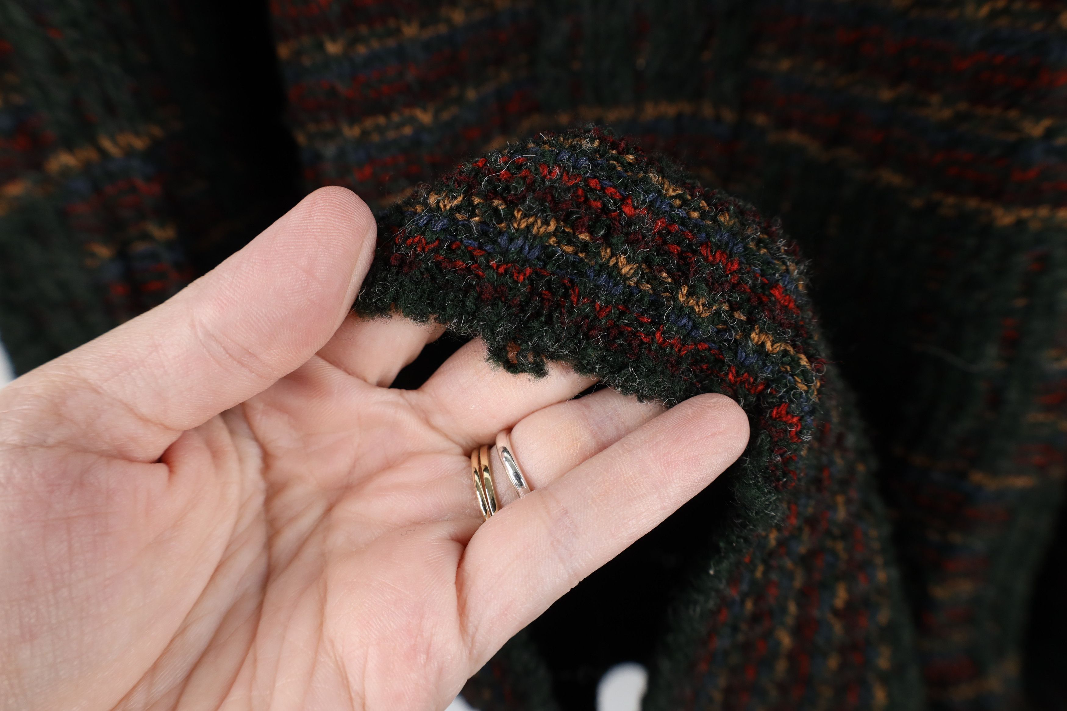 Vintage Vintage 90s Streetwear Checkered Wool Blend Knit Sweater USA Size US M / EU 48-50 / 2 - 4 Thumbnail