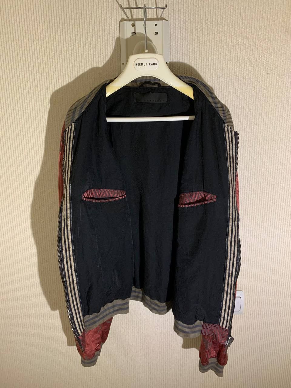 Haider Ackermann Haider Ackermann SS15 Chevron Floral Silk Bomber OG Size US M / EU 48-50 / 2 - 4 Thumbnail