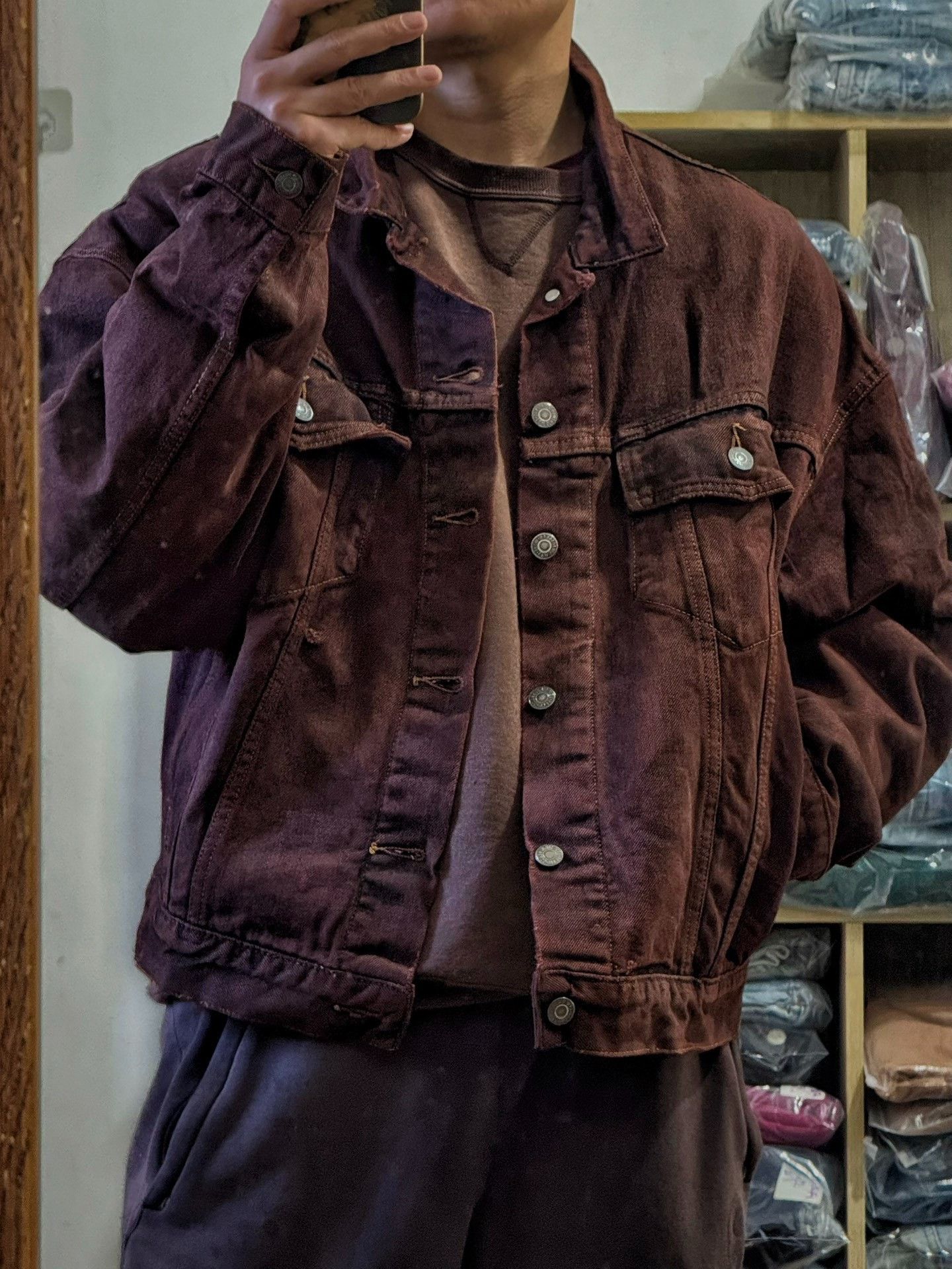 Vintage Vintage 90s Levis Boxy Denim Jacket Size US XXL / EU 58 / 5 - 1 Thumbnail