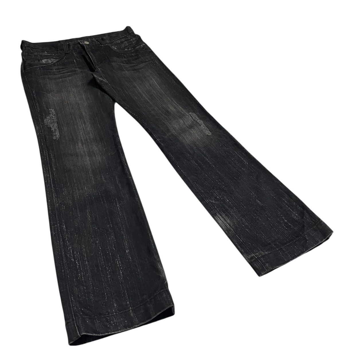 PPFM Comme Ca Japan Leather Pocket Jeans Size US 29 - 3 Thumbnail