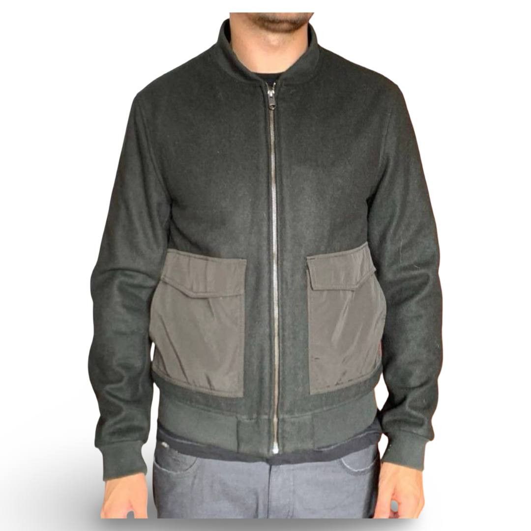 David Beckham × H&M David Beckham wool bomber #1027 Size US M / EU 48-50 / 2 - 3 Thumbnail