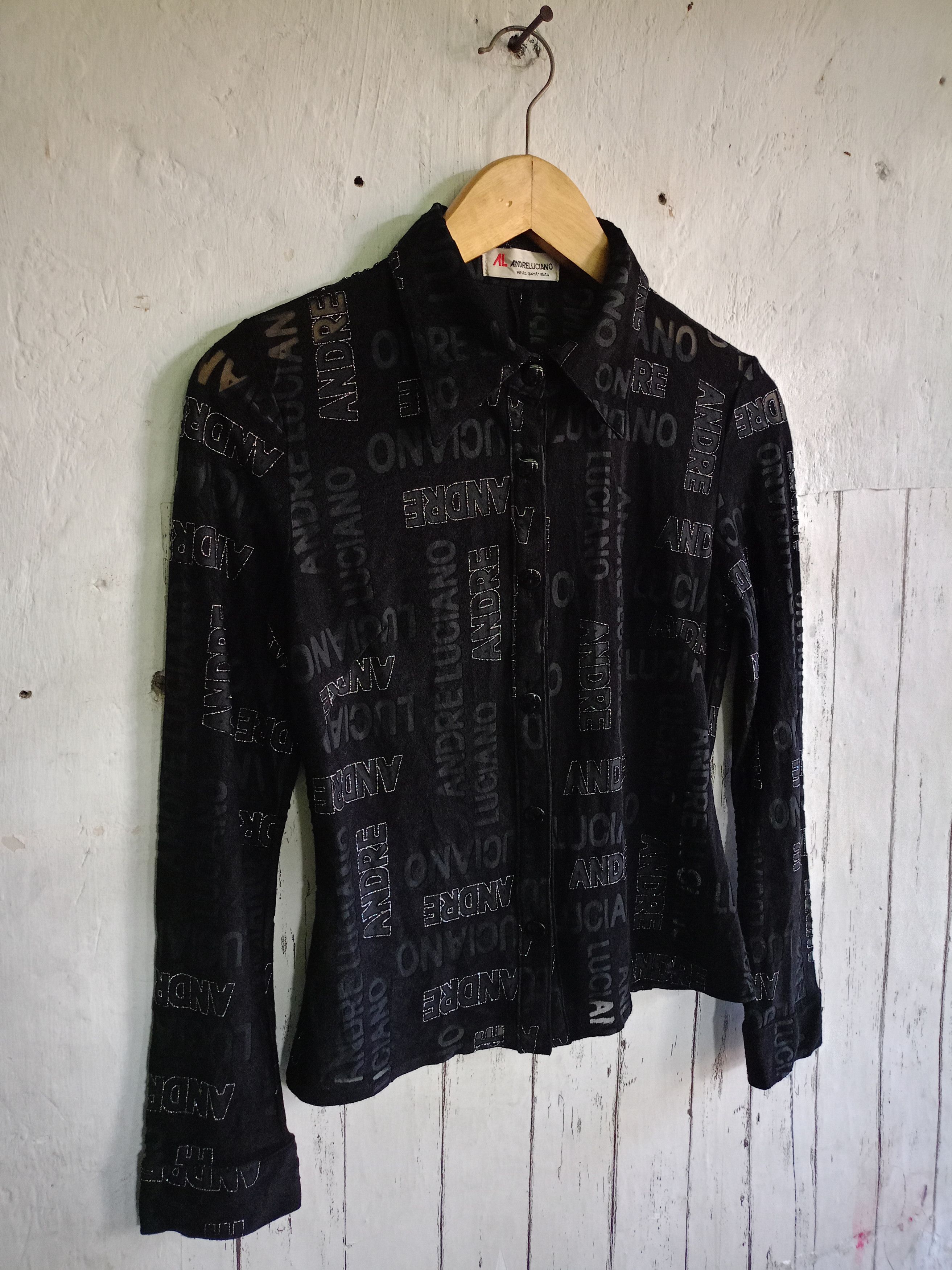 Andreluciano Rare Andreluciano Monogram button shirts Size XS / US 0-2 / IT 36-38 - 3 Thumbnail