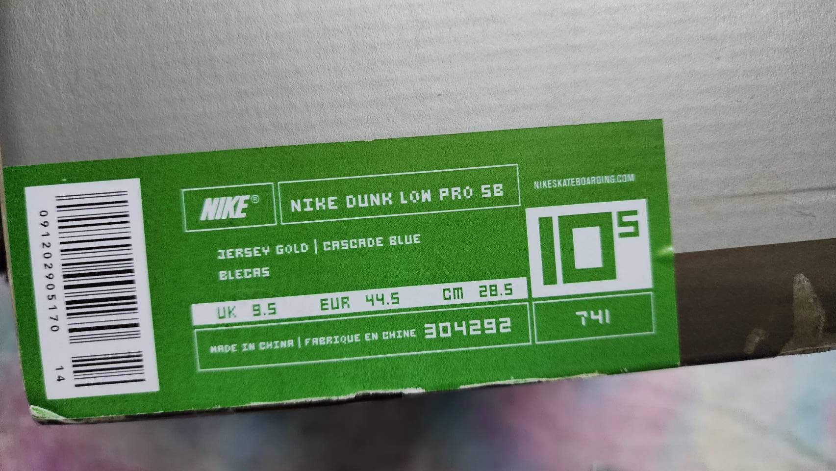 Nike Nike Sb Dunk Low Blue Hemp Size US 10.5 / EU 43-44 - 16 Thumbnail