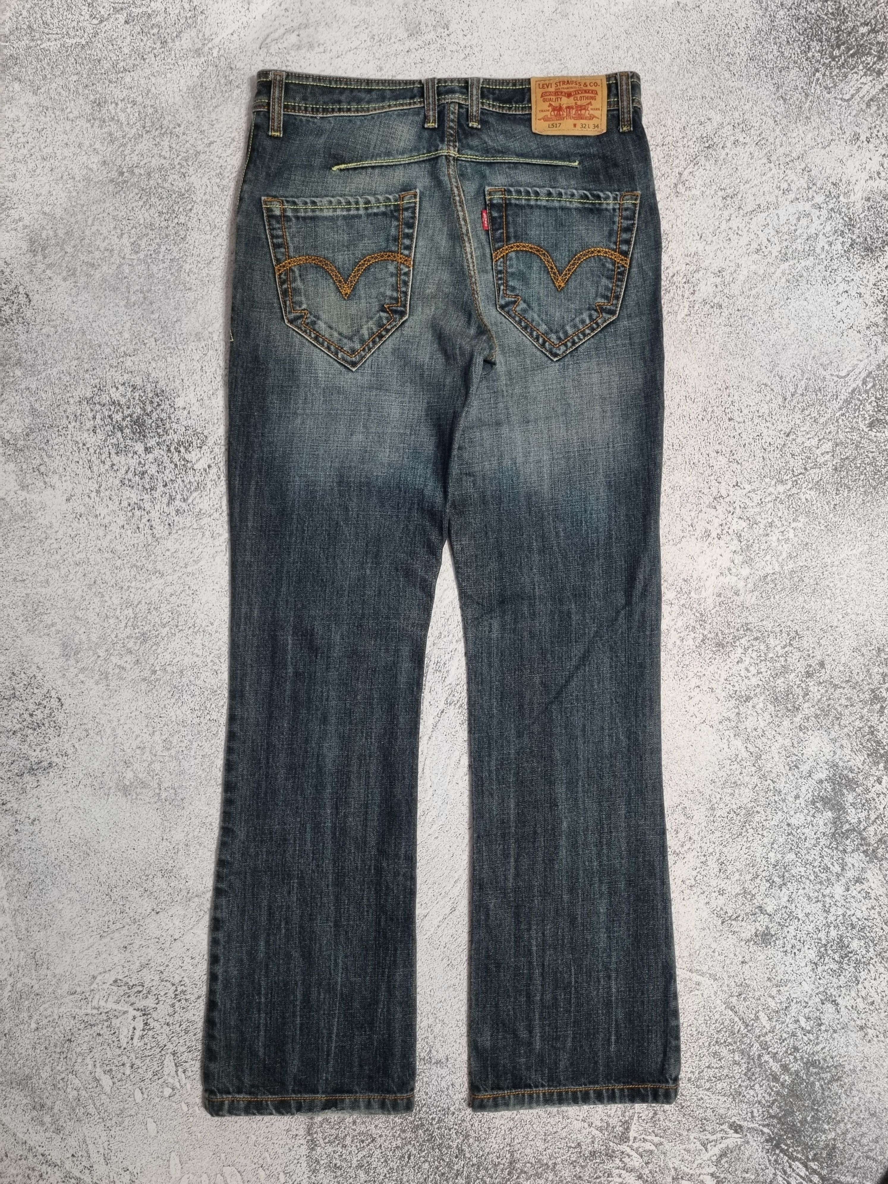 Levi's Levi's L517 Vintage Bootcut Denim Jeans Size US 31 - 1 Thumbnail