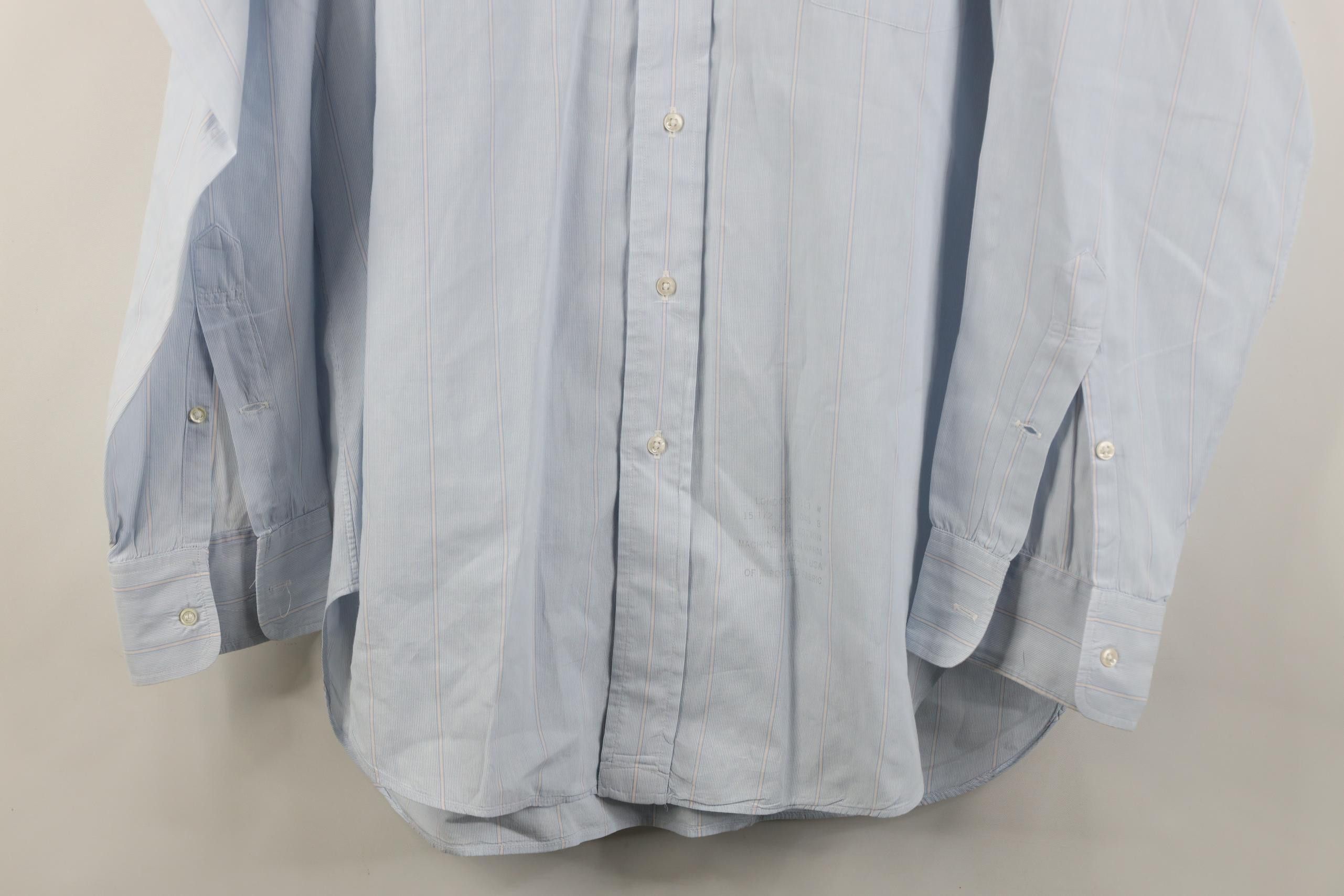 Vintage Vintage 70s Sanforized Cotton Striped Button Shirt Blue USA Size US M / EU 48-50 / 2 - 3 Thumbnail