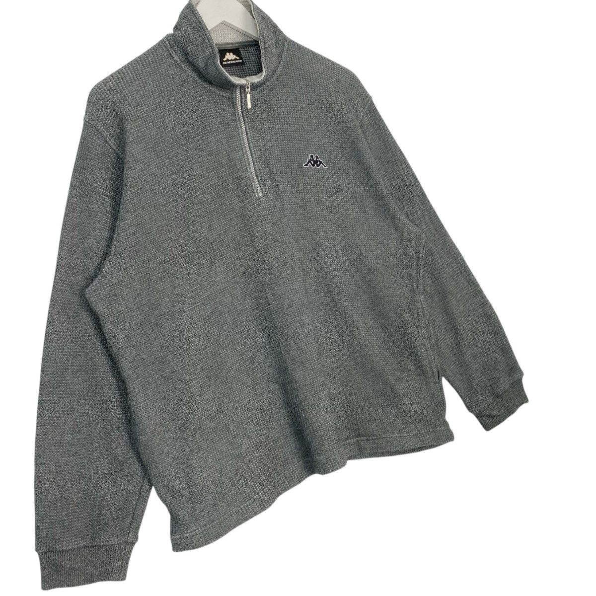 Other Vintage Kappa Quater Zip Small Embroidered Gray Size M Size US M / EU 48-50 / 2 - 3 Thumbnail