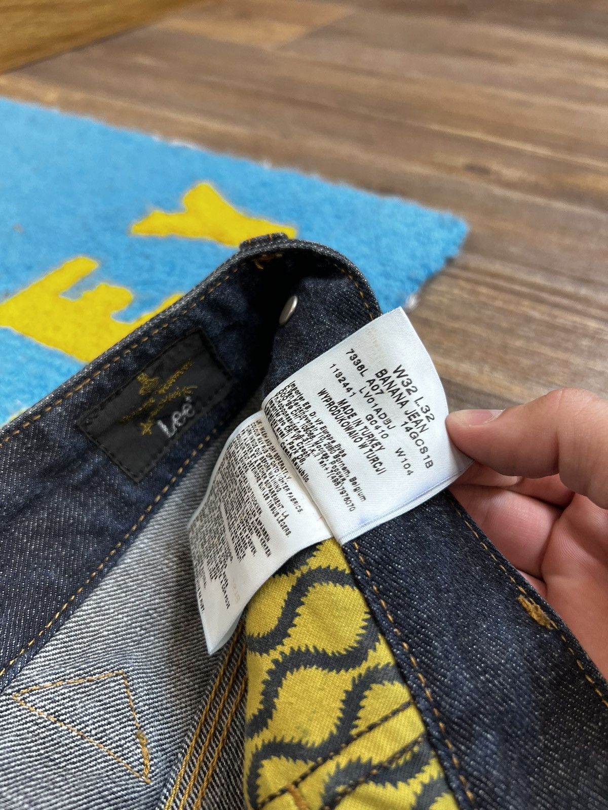 Lee × Vivienne Westwood Vivienne Westwood Lee Parachute Banana Blue Denim Pant Size US 32 / EU 48 - 14 Thumbnail
