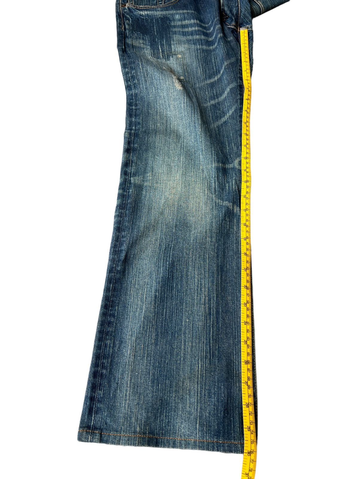 Edwin Vintage Edwin XV Jeans Patch Work Distressed Jeans 34x30 Size US 34 / EU 50 - 13 Thumbnail