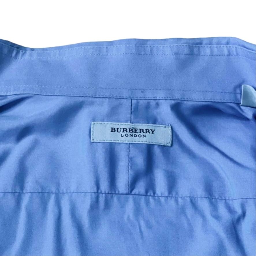 Burberry Burberry Button-Down Dress Blue Shirt | Size L Size US L / EU 52-54 / 3 - 7 Thumbnail