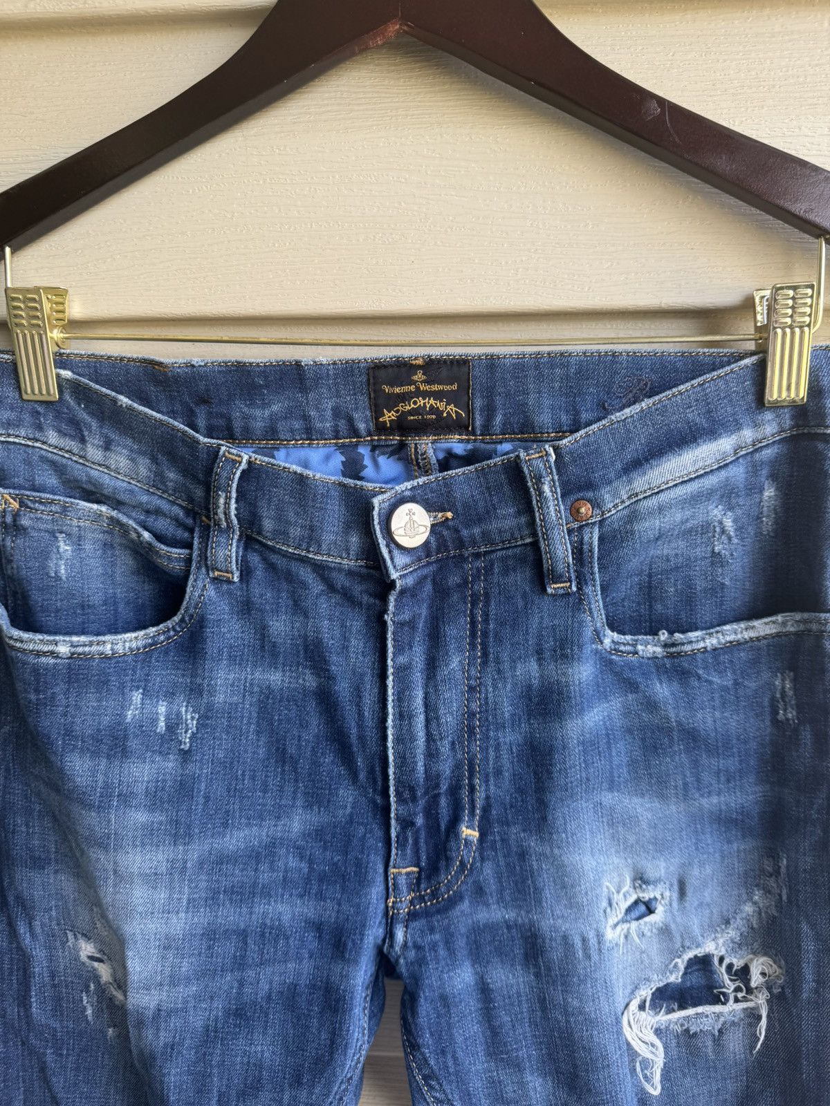 Vivienne Westwood Anglomania straight fit jeans Size US 30 / EU 46 - 2 Thumbnail