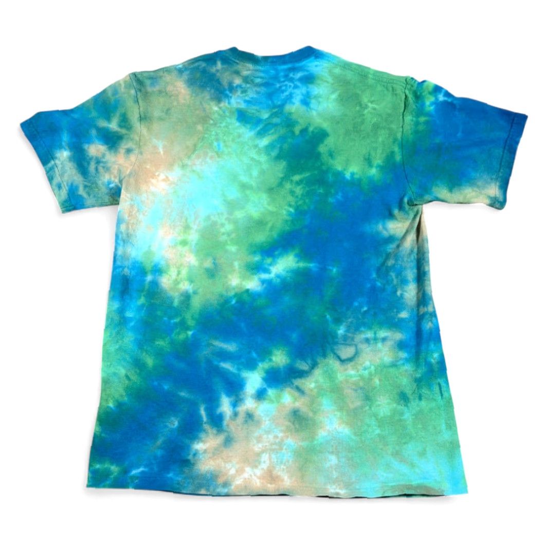 Liquid Blue VINTAGE Woodstock Shirt Adult MEDIUM Green Liquid Blue Tie Dye Bands Music Festival 1969 Size US M / EU 48-50 / 2 - 4 Thumbnail