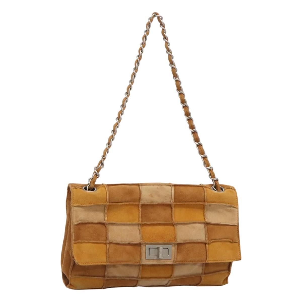 Chanel Chanel Reissue Flap Bag Suede Patchwork Size ONE SIZE - 1 Thumbnail