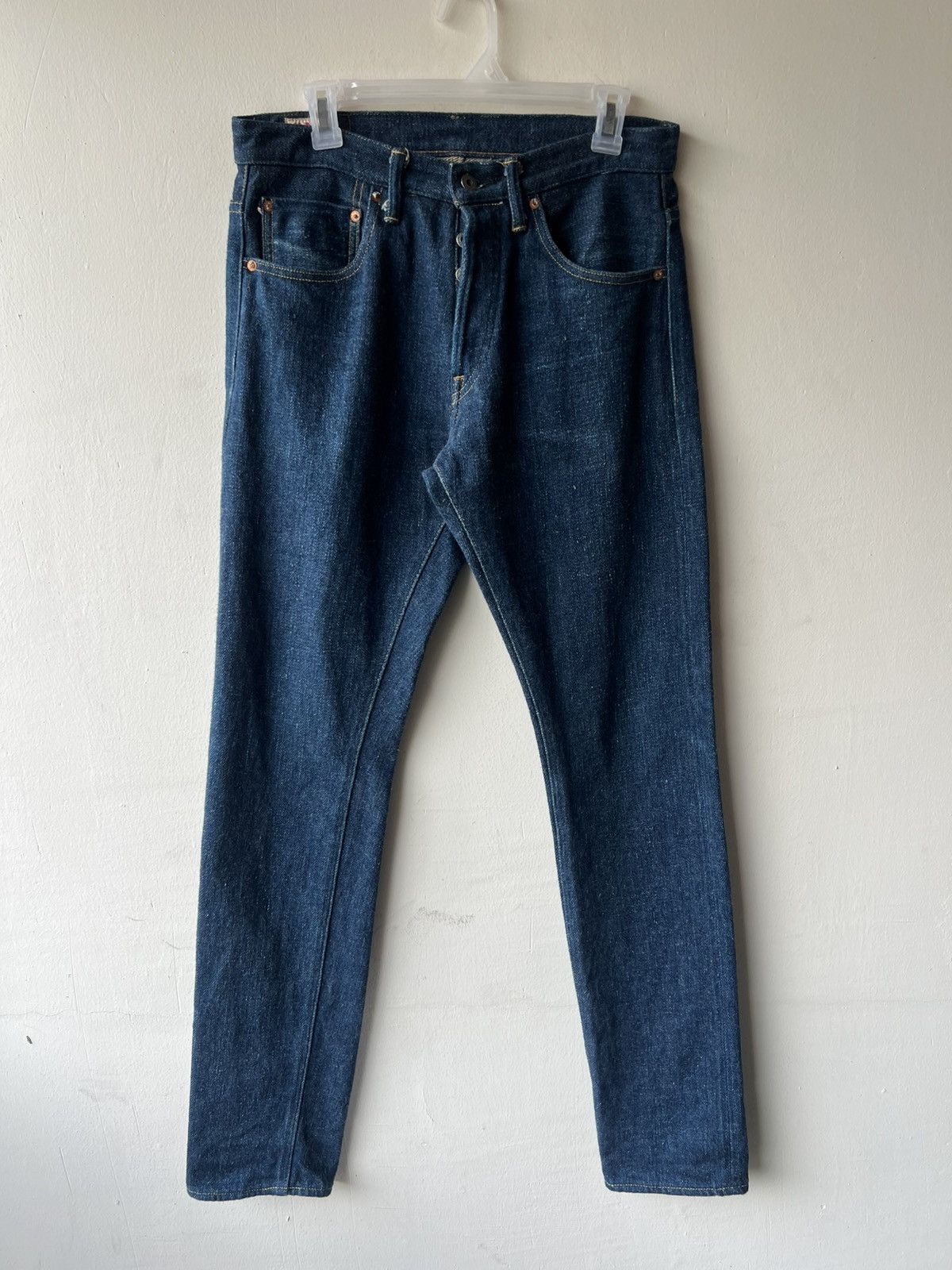 Oni 20oz Oni ONI-679ZR Secret Denim Selvedge Slim Tapered Jeans Size US 30 / EU 46 - 4 Thumbnail