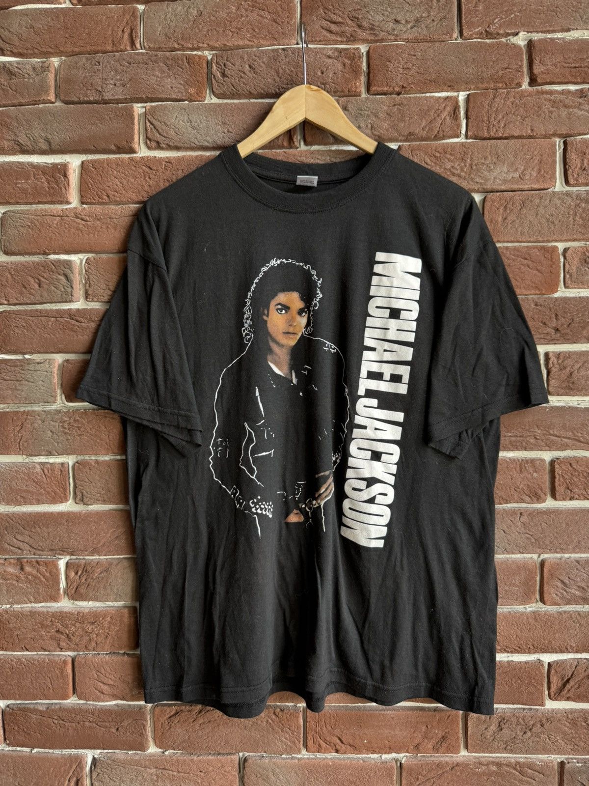 Band Tees Rare Vintage 90s Michael Jackson King Of Pop Music Band Tee Size US L / EU 52-54 / 3 - 1 Thumbnail