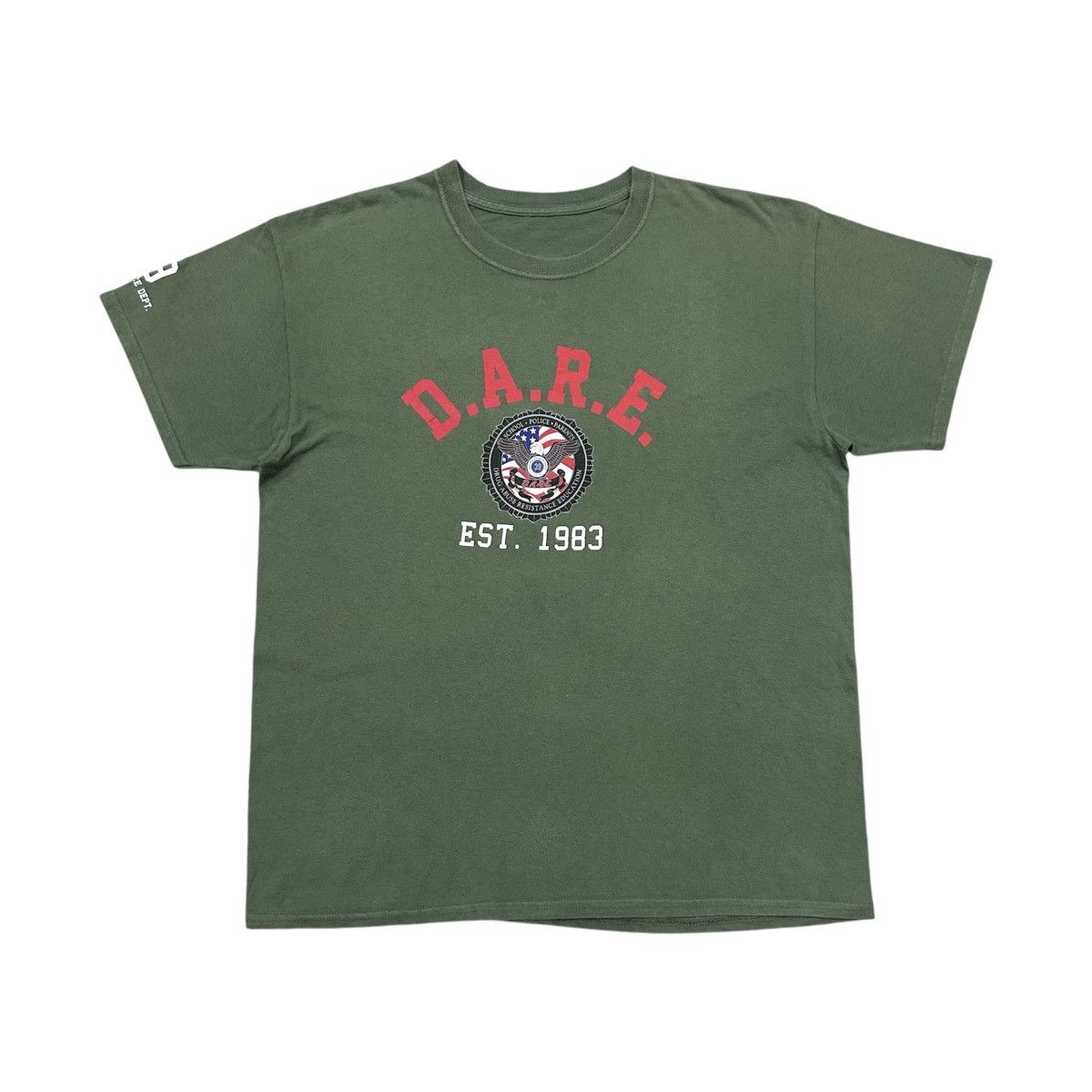 Other Vintage DARE To Resist Drugs and Violence USA Police Tshirt Size US L / EU 52-54 / 3 - 1 Thumbnail