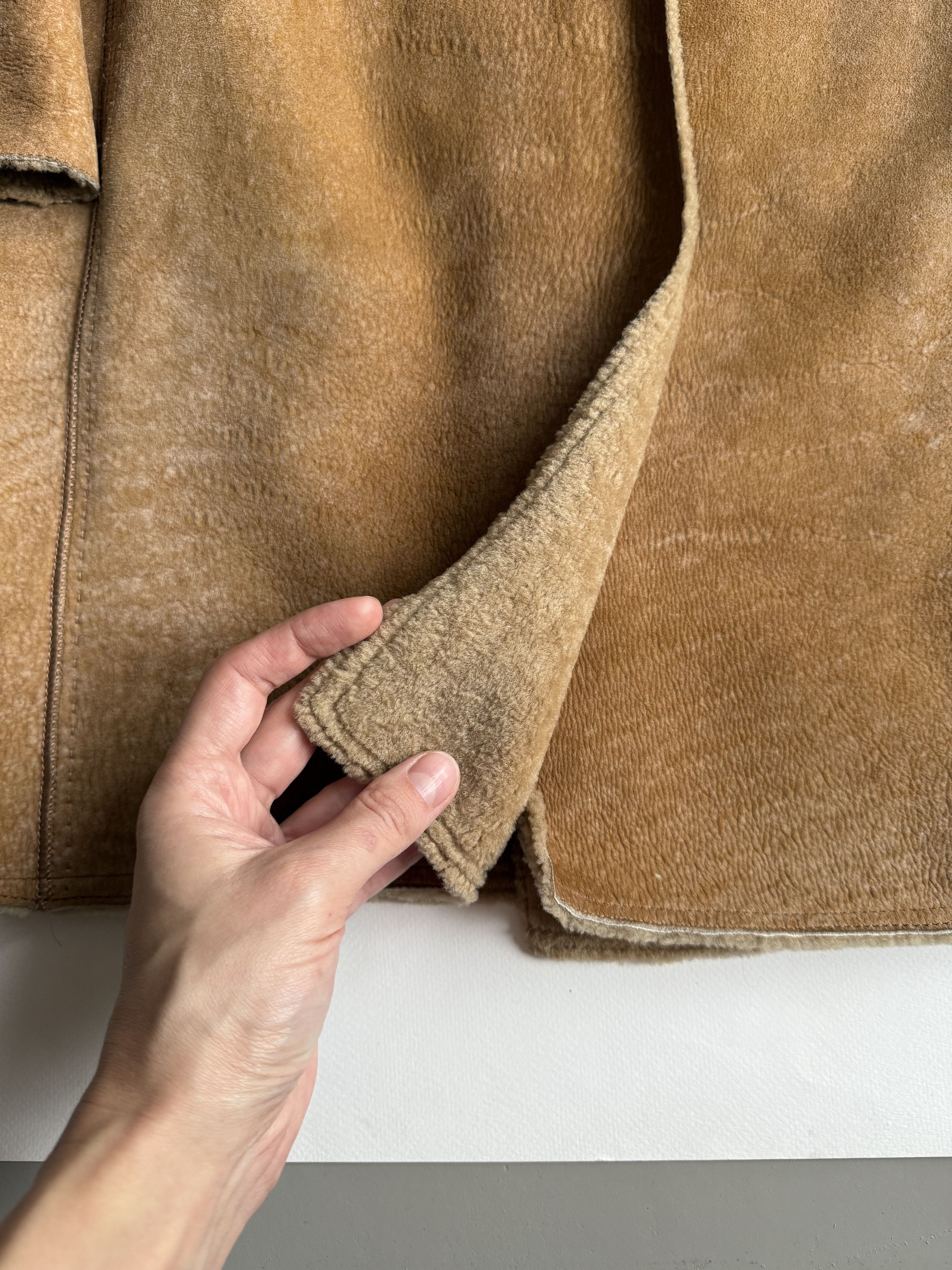 Other Women's Thes Tziveli Luxury Shearling Long Coat Small Size S / US 4 / IT 40 - 5 Thumbnail