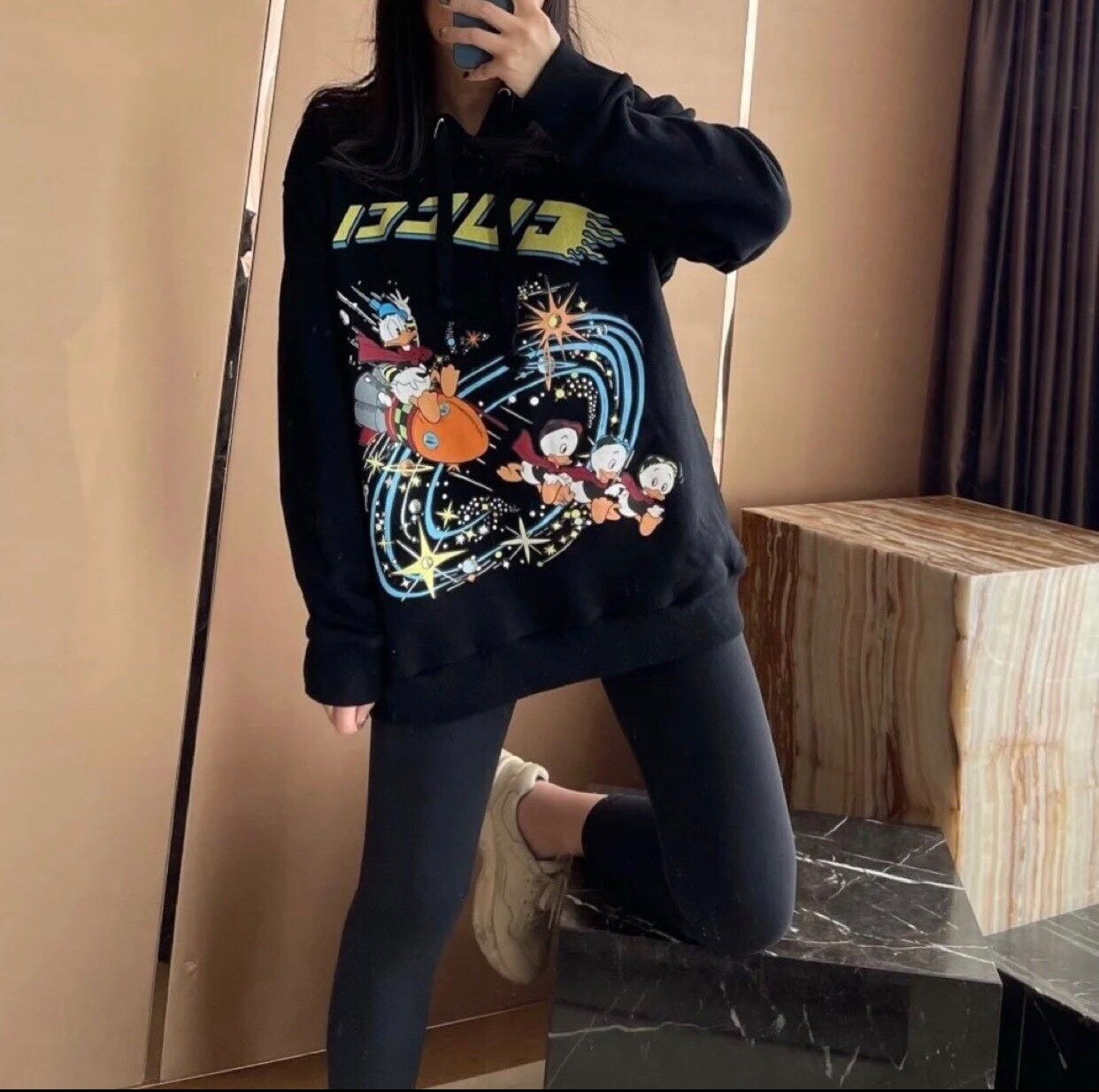 Gucci GUCCI Disney co-branded Donald Duck embroidered letter hood Size US XL / EU 56 / 4 - 7 Thumbnail