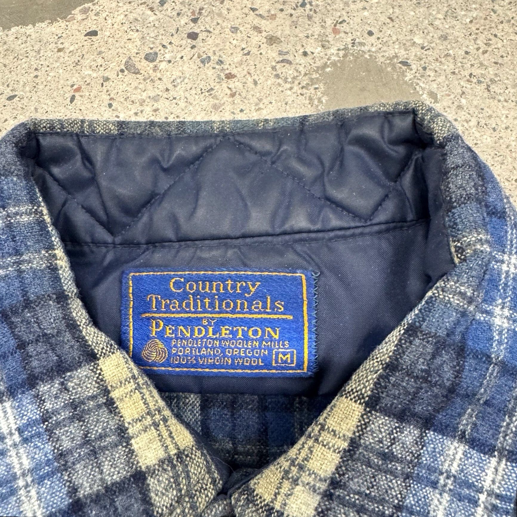 Pendleton VINTAGE Pendleton Plaid Wool Button-Up Shirt Mens Medium Brown USA Size US M / EU 48-50 / 2 - 3 Thumbnail