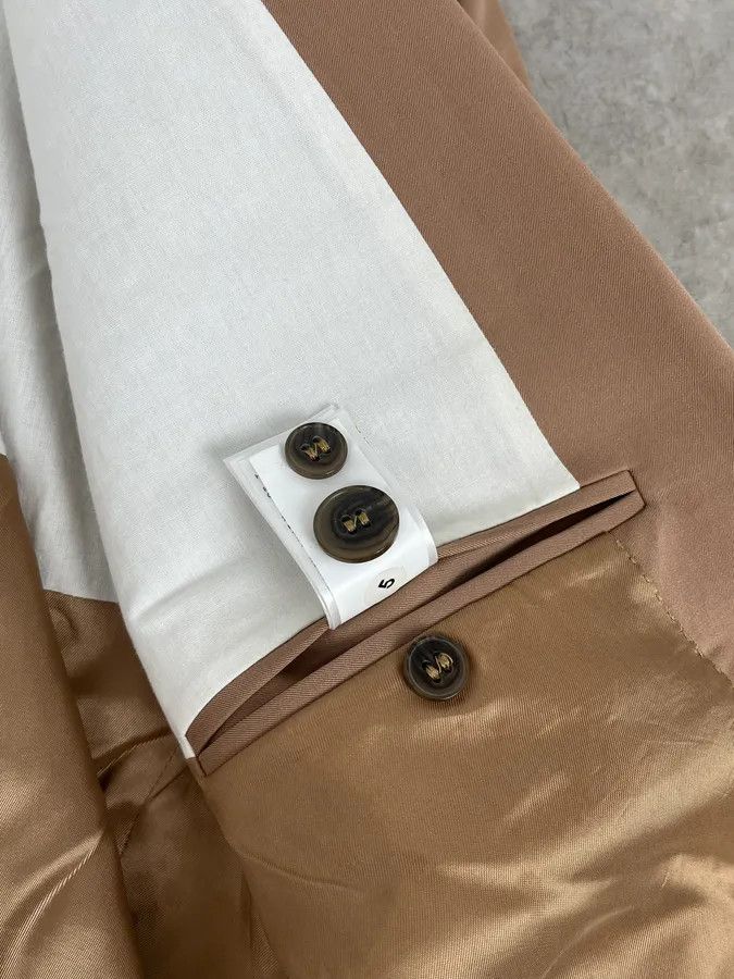 Maison Margiela Maison Margiela H&M Beige Contemporary Blazer Jacket Size 44R - 14 Thumbnail