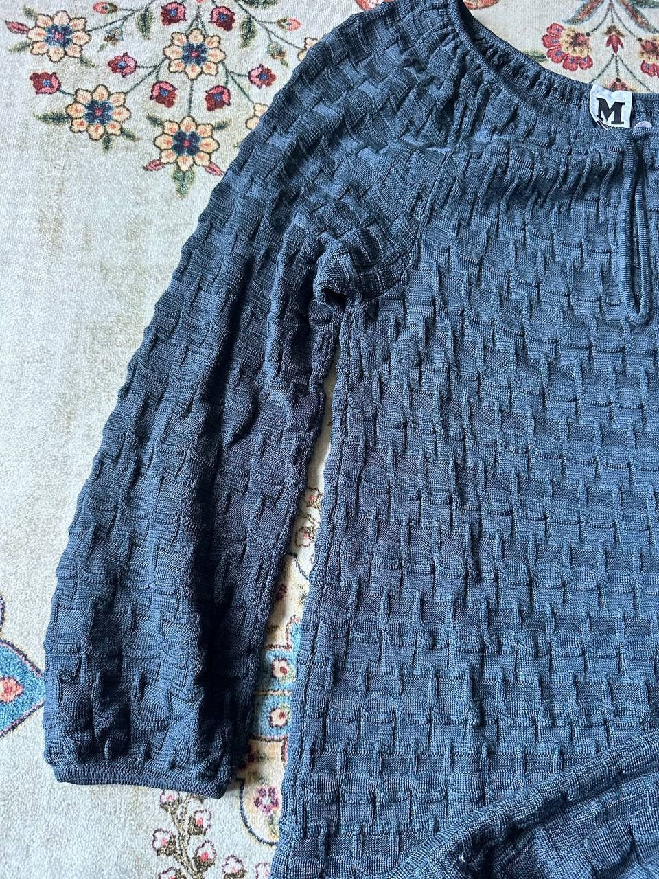 Missoni × Vintage Vintage Missoni Sleeve Knit Dress Size XS / US 0-2 / IT 36-38 - 5 Thumbnail