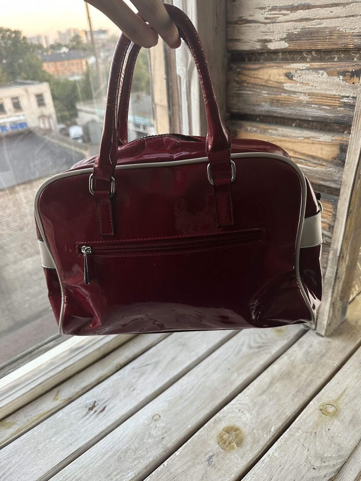 Fila 🚨Y2K AVANT-GARDE FILA 🚨mesh RED Japan style hand bag 90s Size ONE SIZE - 4 Thumbnail