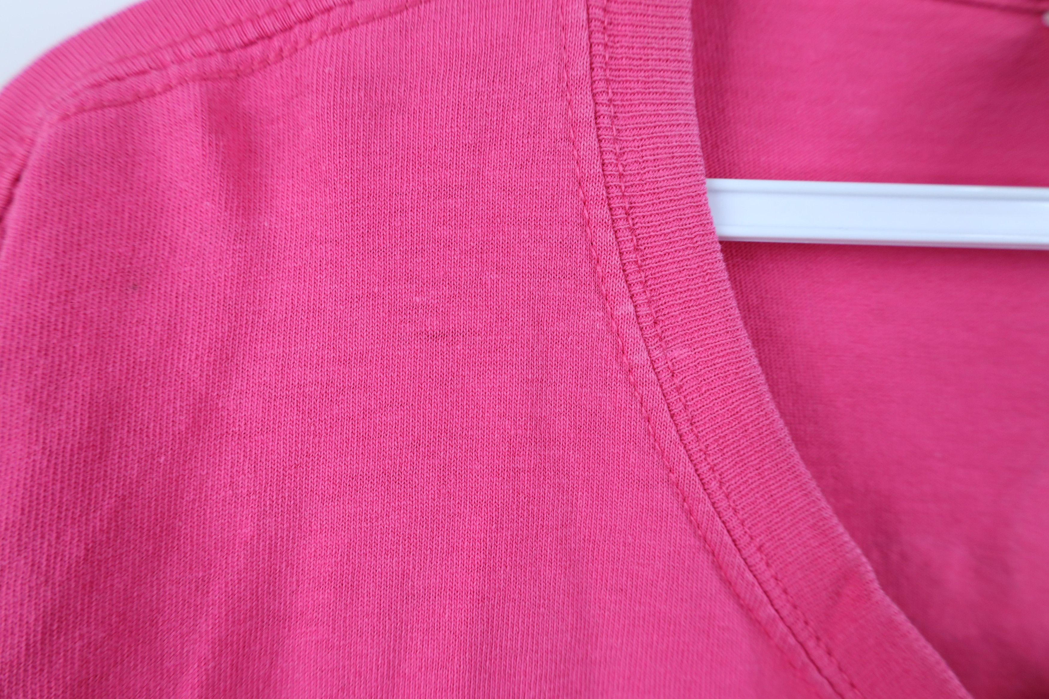 Vintage Vintage 90s Y2K Tupperware Butterfly T-Shirt Pink Cotton Size XXL / US 16-18 / IT 52-54 - 6 Thumbnail