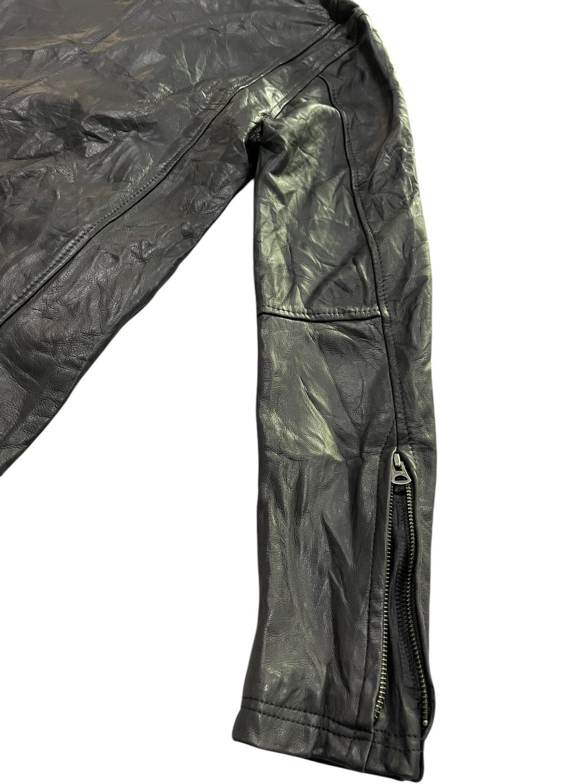 Genuine Leather Shama Do Less Code Japan Cowhide Leather Jacket Hoodie Size US S / EU 44-46 / 1 - 13 Thumbnail