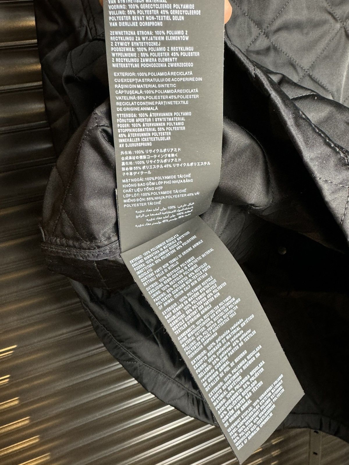 Prada Prada Re-Nylon Black Quilted Snap Jacket - Large Size US L / EU 52-54 / 3 - 9 Thumbnail