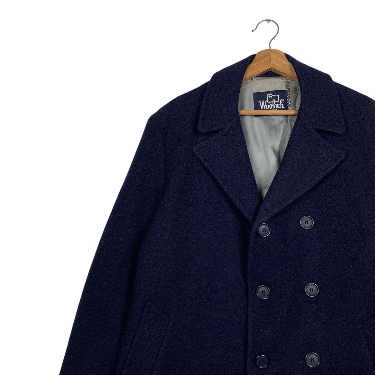 Woolrich Woolen Mills 80’s WOOLRICH Made in Usa Double Breast Wool Coat #2324-C104 Size US M / EU 48-50 / 2 - 6 Thumbnail
