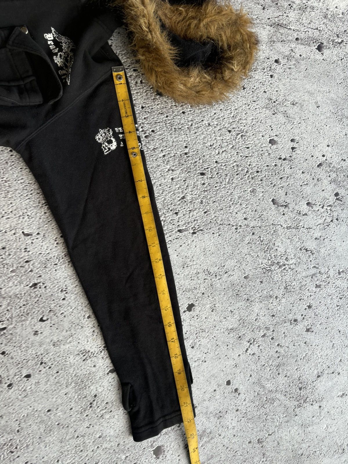 If Six Was Nine Y2k Deorat poem lgb punk style Fur hoodie Size US M / EU 48-50 / 2 - 11 Thumbnail