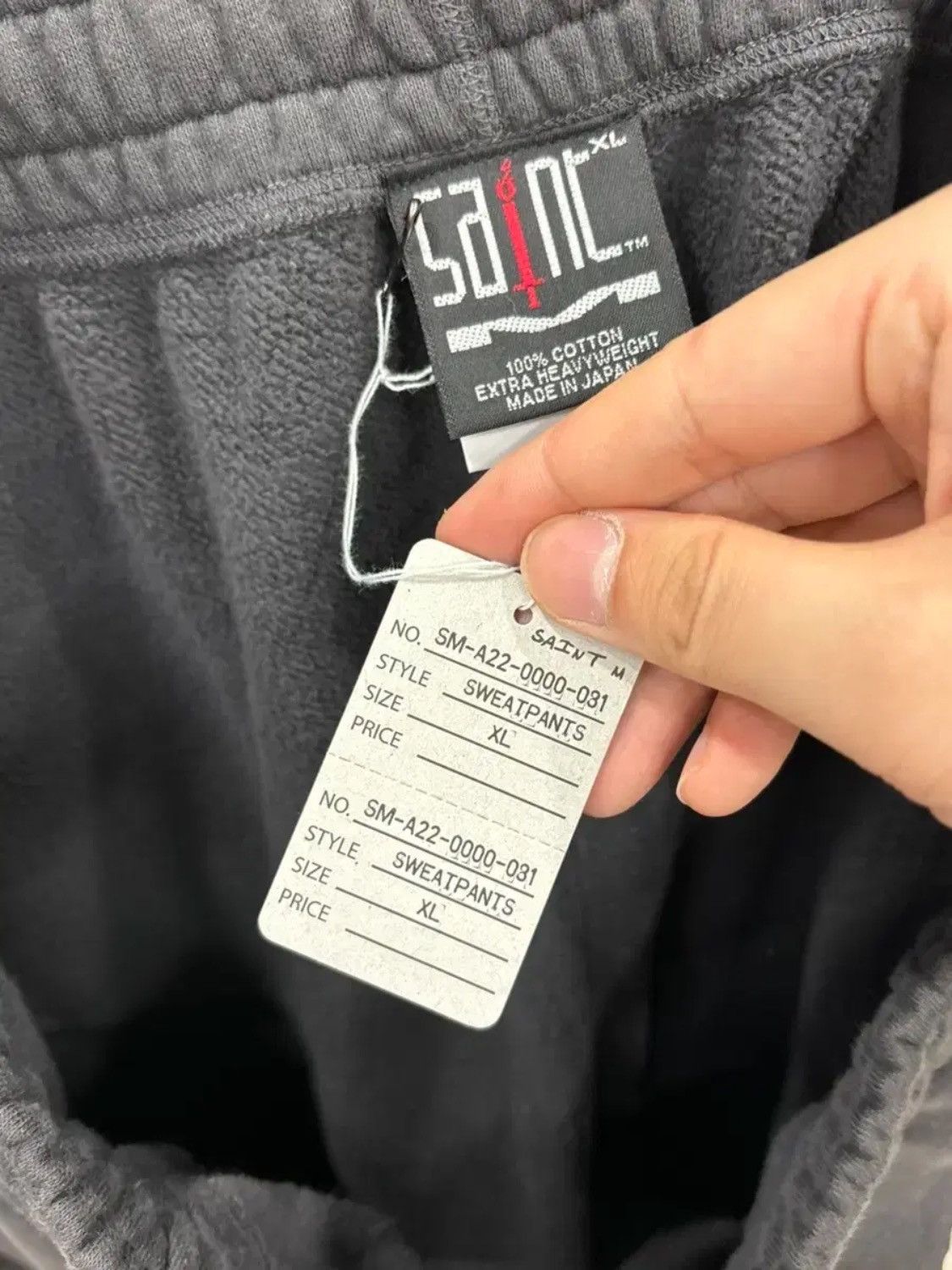 Saint Michael × Vlone Saint Michael x Vlone Bone Sweat Pants Size US 34 / EU 50 - 7 Thumbnail