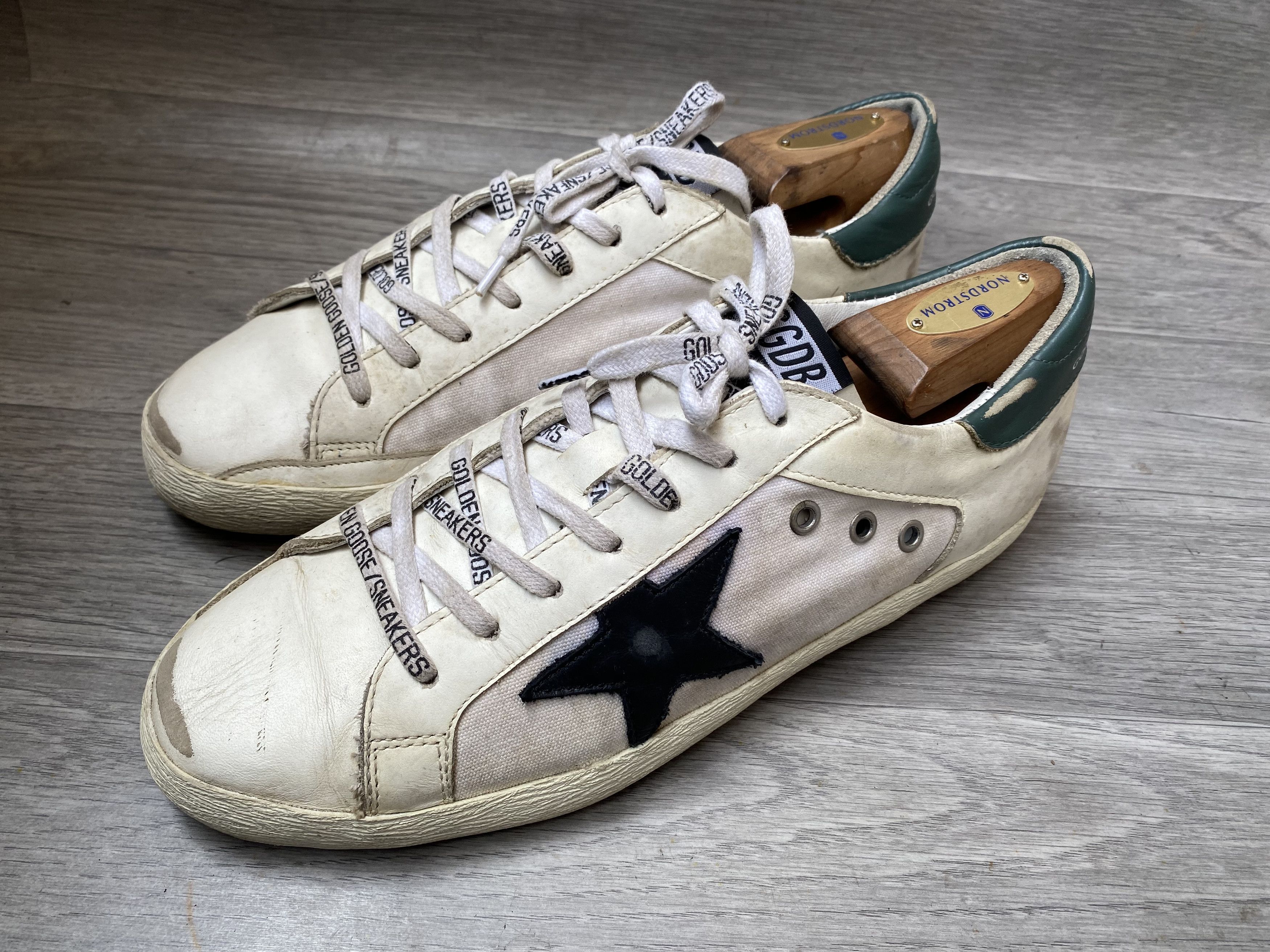 Golden Goose Golden goose distressed low top sneakers sz 42 Size US 9 / EU 42 - 3 Thumbnail