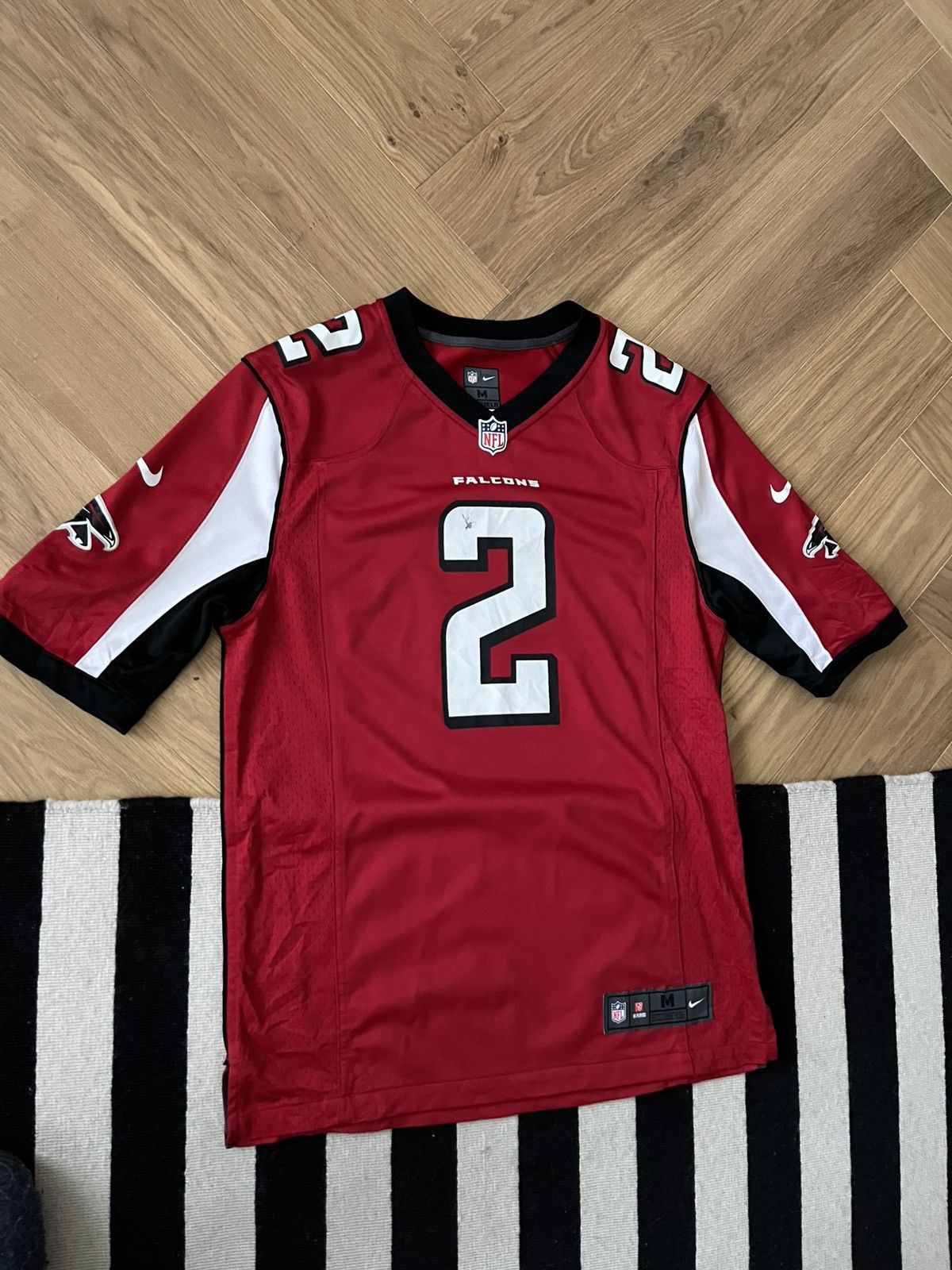 Nike Atlanta Falcons #2 Matt Ryan Nike NFL Red Jersey – Size M Size US S / EU 44-46 / 1 - 2 Thumbnail