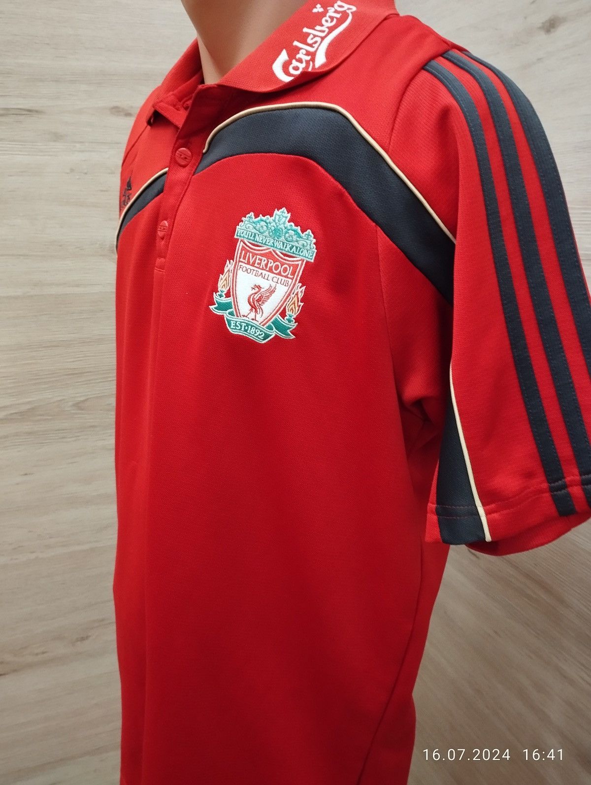 Adidas Adidas Liverpool FC Mens Polo Shirt Size Medium 2009 Size US M / EU 48-50 / 2 - 2 Thumbnail