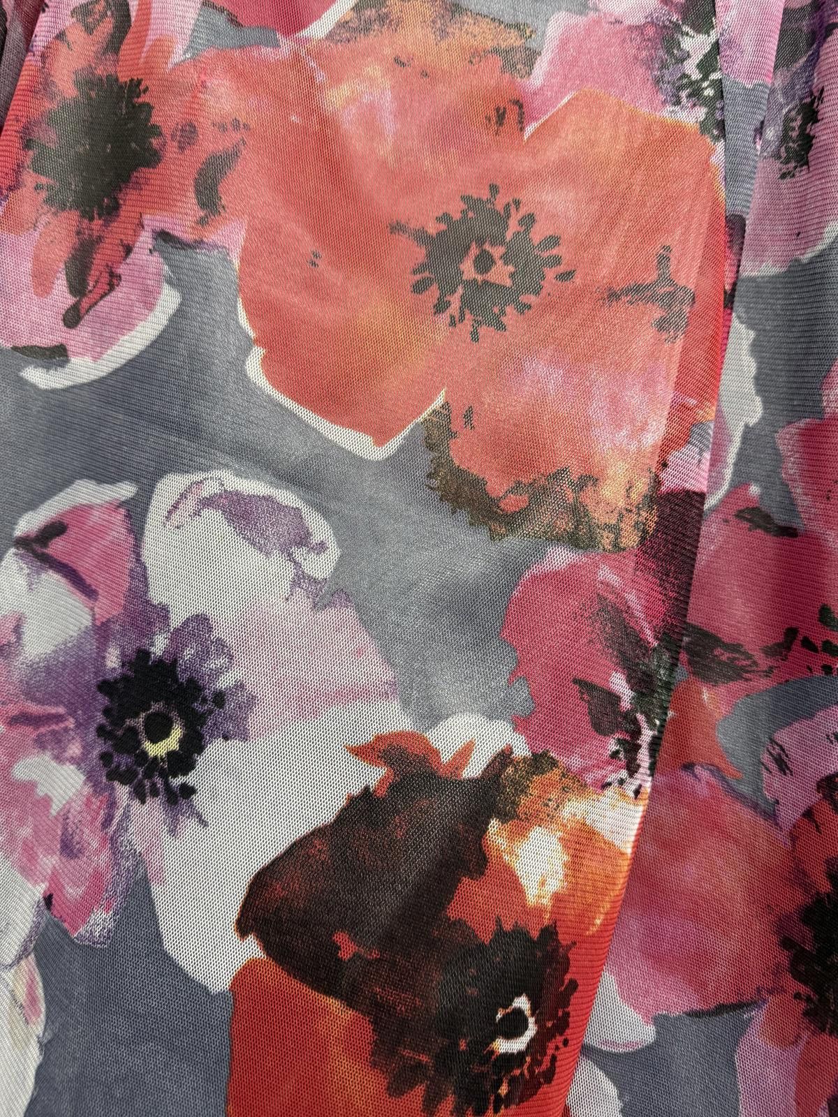 Alexander McQueen Alexon Floral Print Midi Skirt Size 16 Size 34" / US 12 / IT 48 - 3 Thumbnail
