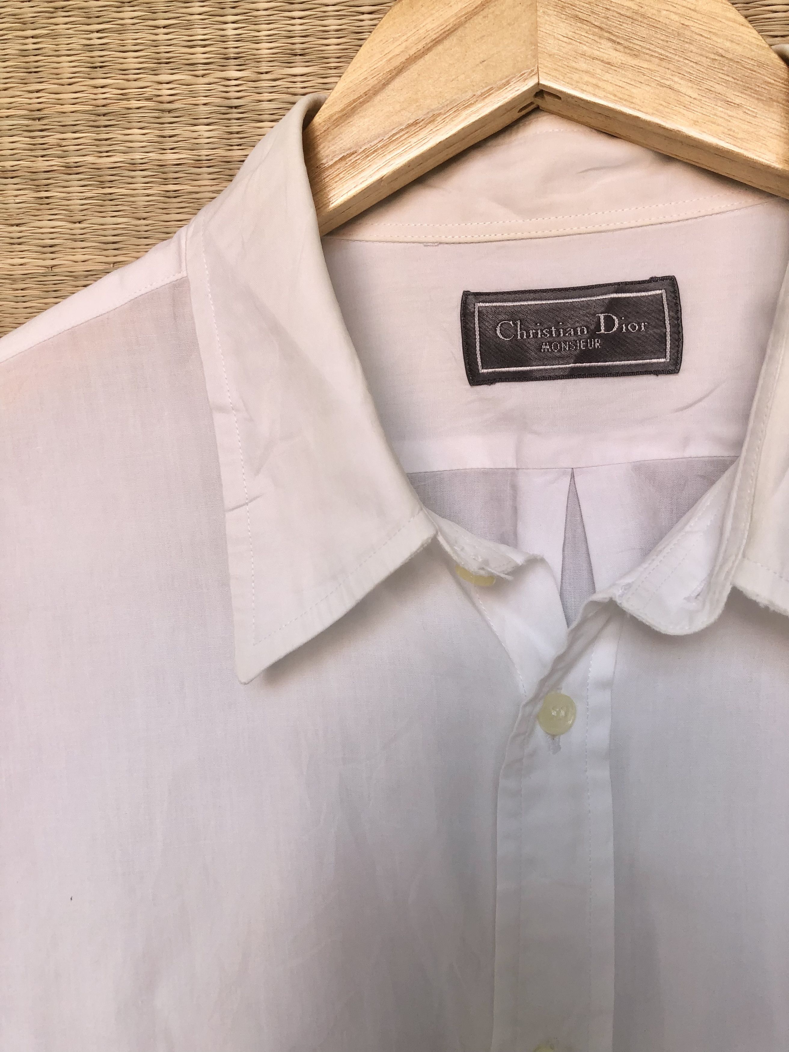 Christian Dior Monsieur vintage white shirt Size US S / EU 44-46 / 1 - 2 Thumbnail