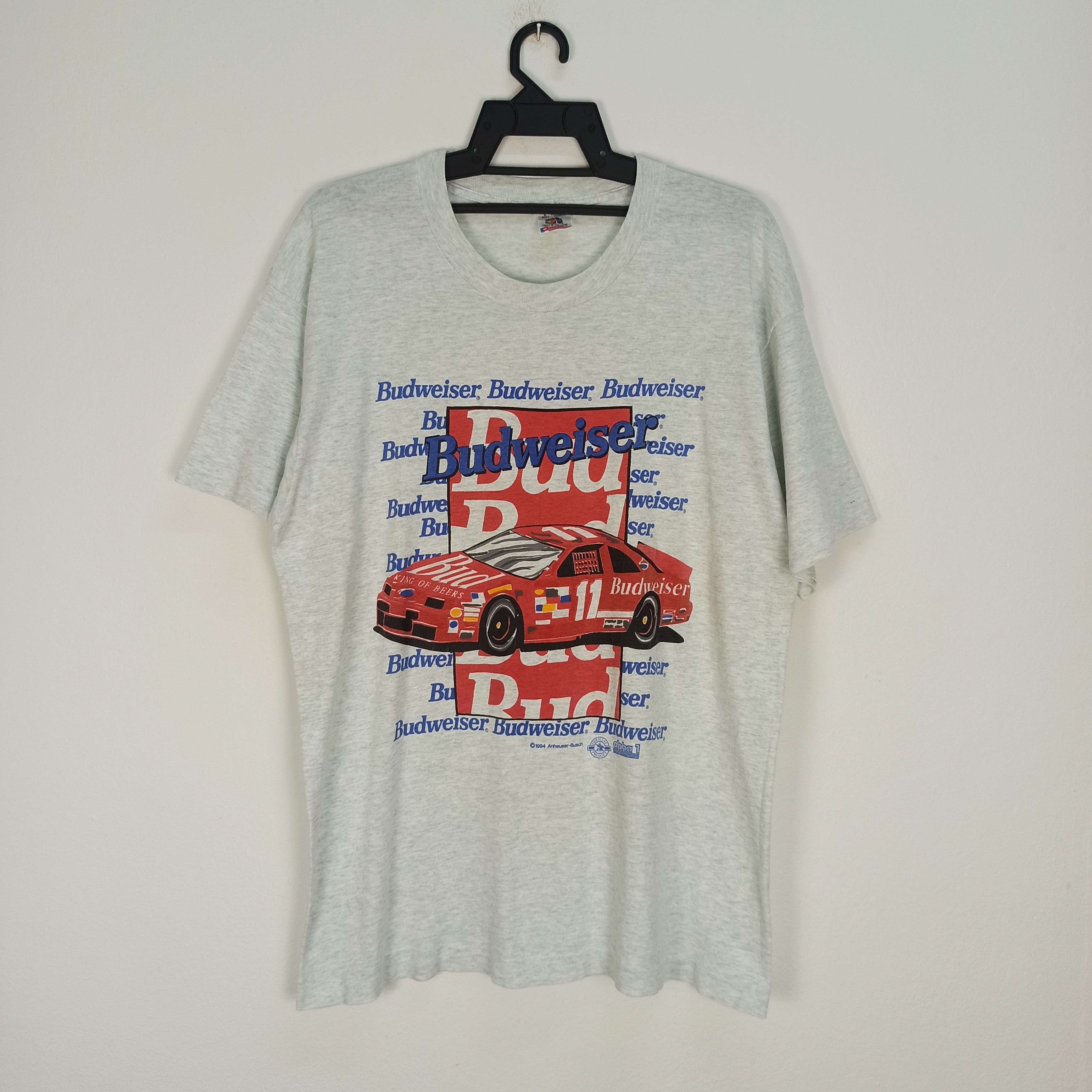 Budweiser Vintage Budweiser Nascar Tshirt Size US L / EU 52-54 / 3 - 1 Thumbnail