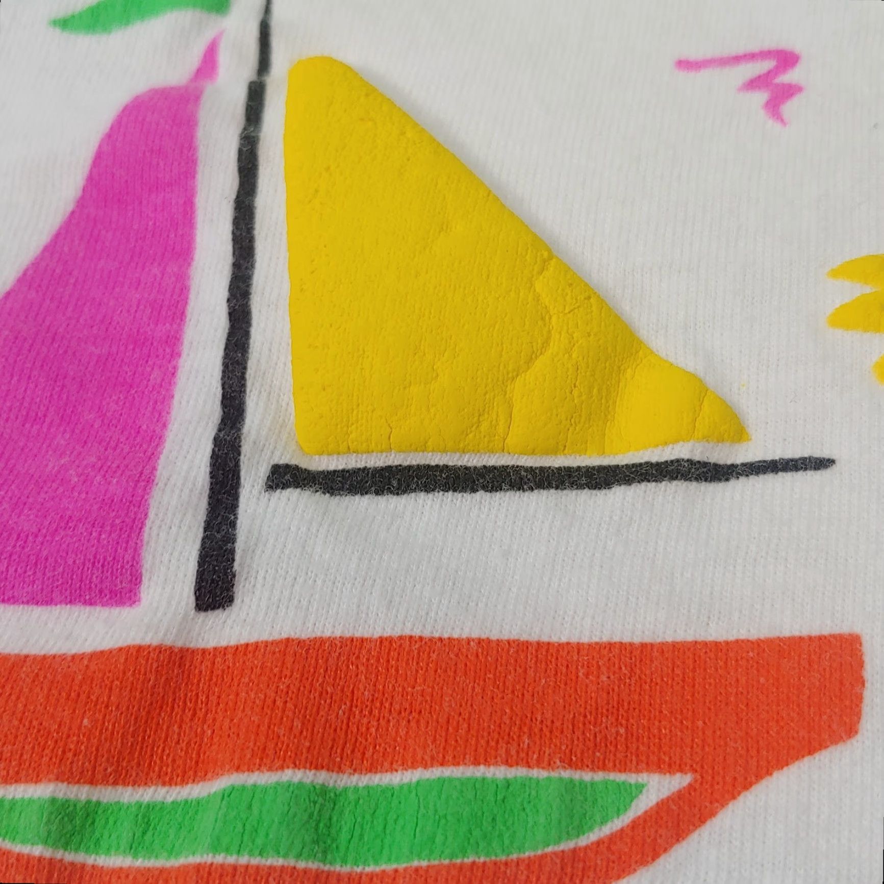 Vintage VINTAGE Short Hills EE Beach T Shirt White XL Puffy Graphic Single Stitch Crew Neck Men Regular Size Man Beach Sun Fun Size US XL / EU 56 / 4 - 3 Thumbnail