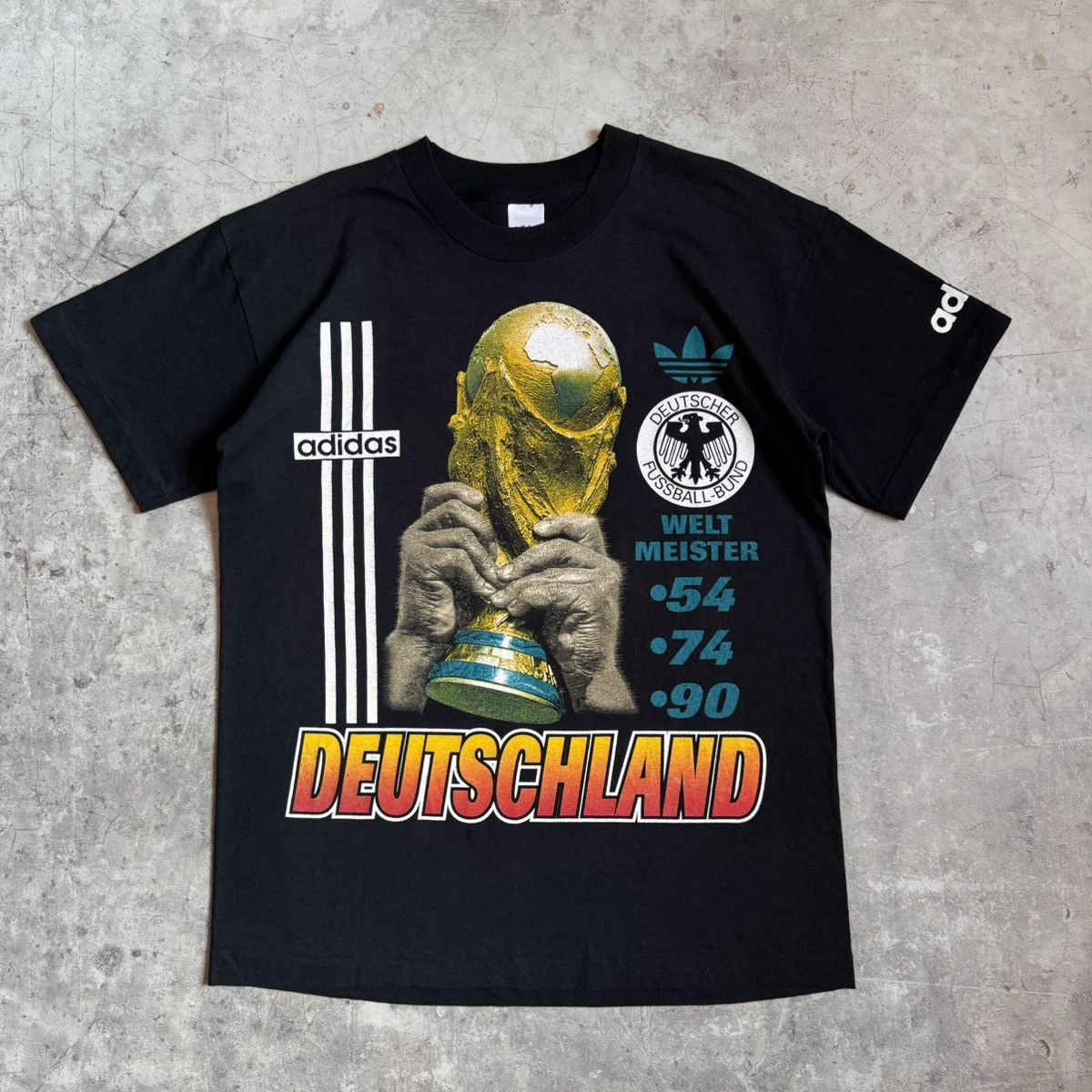 Adidas Vintage Adidas Germany Deutschland World Cup Shirt Jersey Size US M / EU 48-50 / 2 - 1 Thumbnail