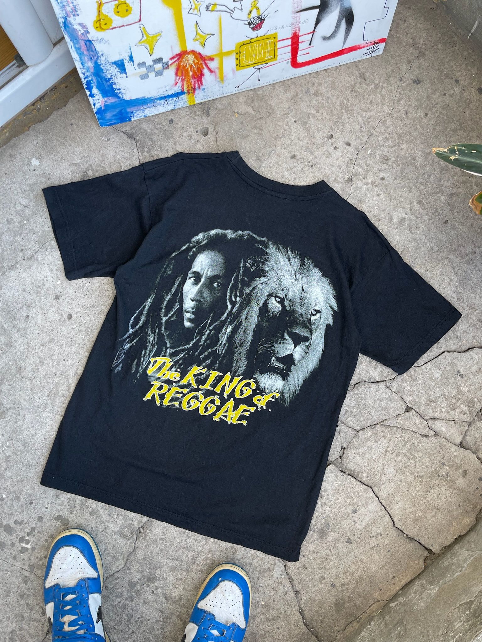 Bob Marley Vintage Bob Marley Rasta Reggae Graphic Tee Size US L / EU 52-54 / 3 - 2 Thumbnail