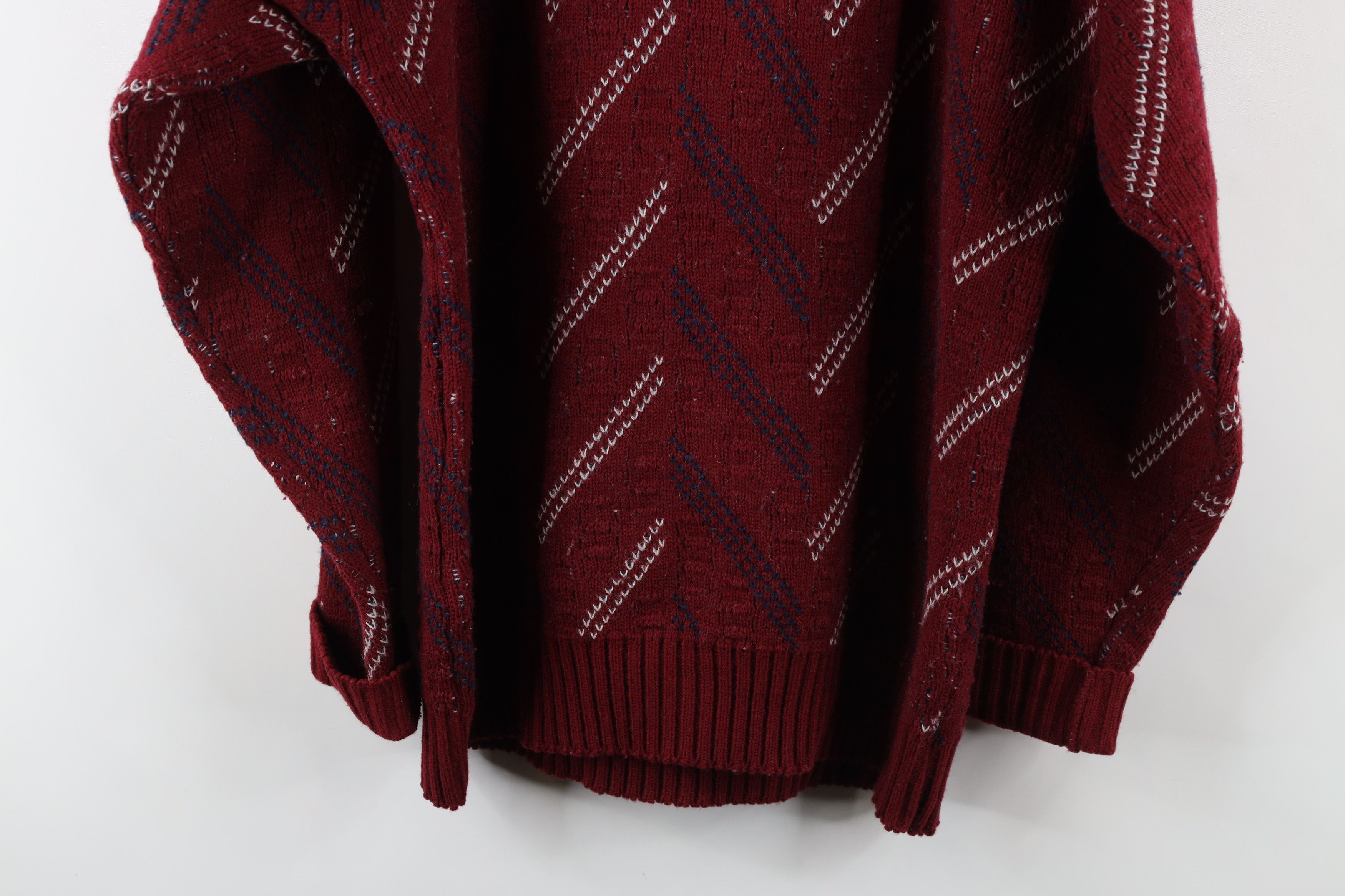 Vintage Vintage 90s Coogi Style Geometric Thick Knit Sweater USA Size US L / EU 52-54 / 3 - 8 Thumbnail
