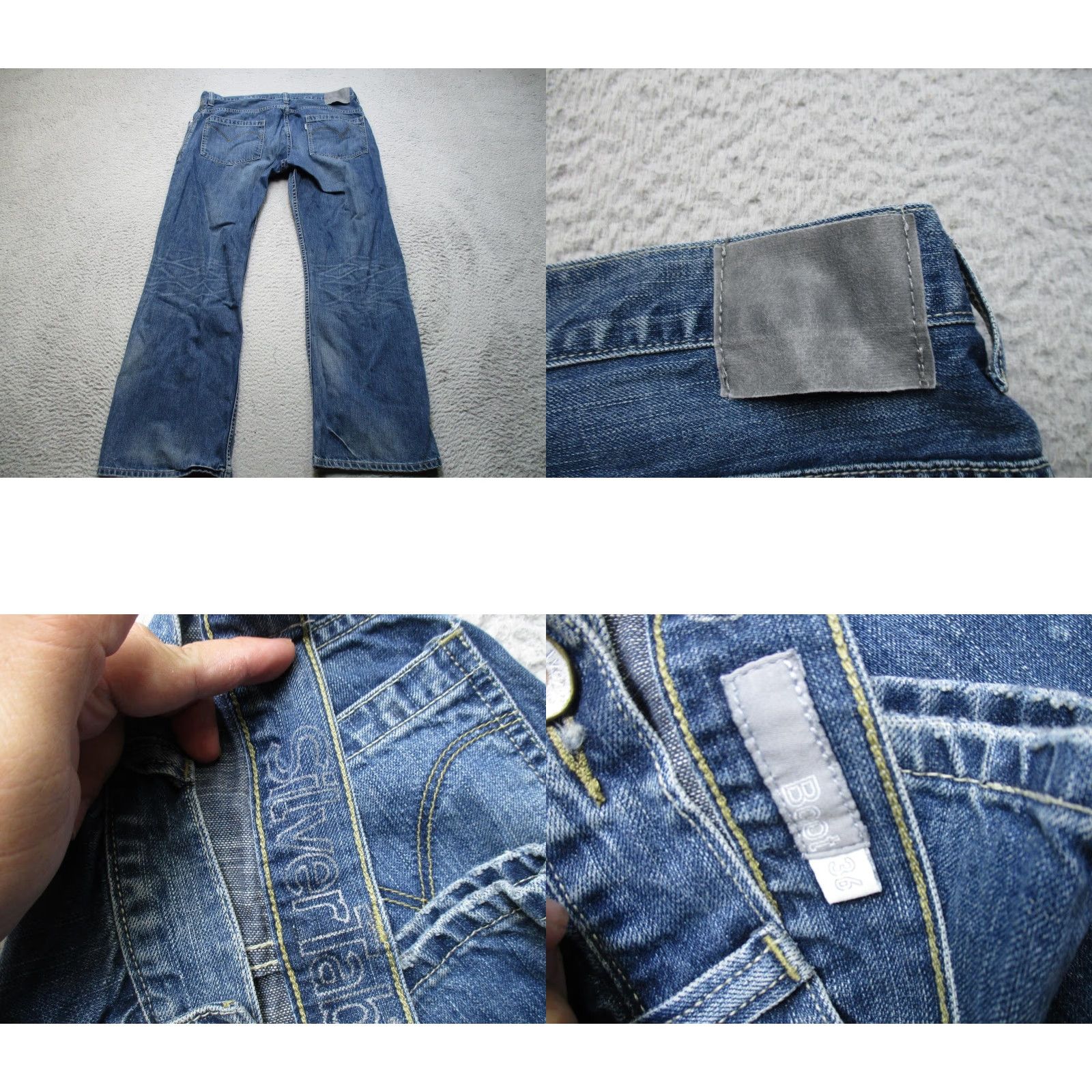 Levi's Vintage Levis Silvertab Jeans Mens 36 Blue Baggy Relaxed Denim 90s Size US 36 / EU 52 - 8 Thumbnail