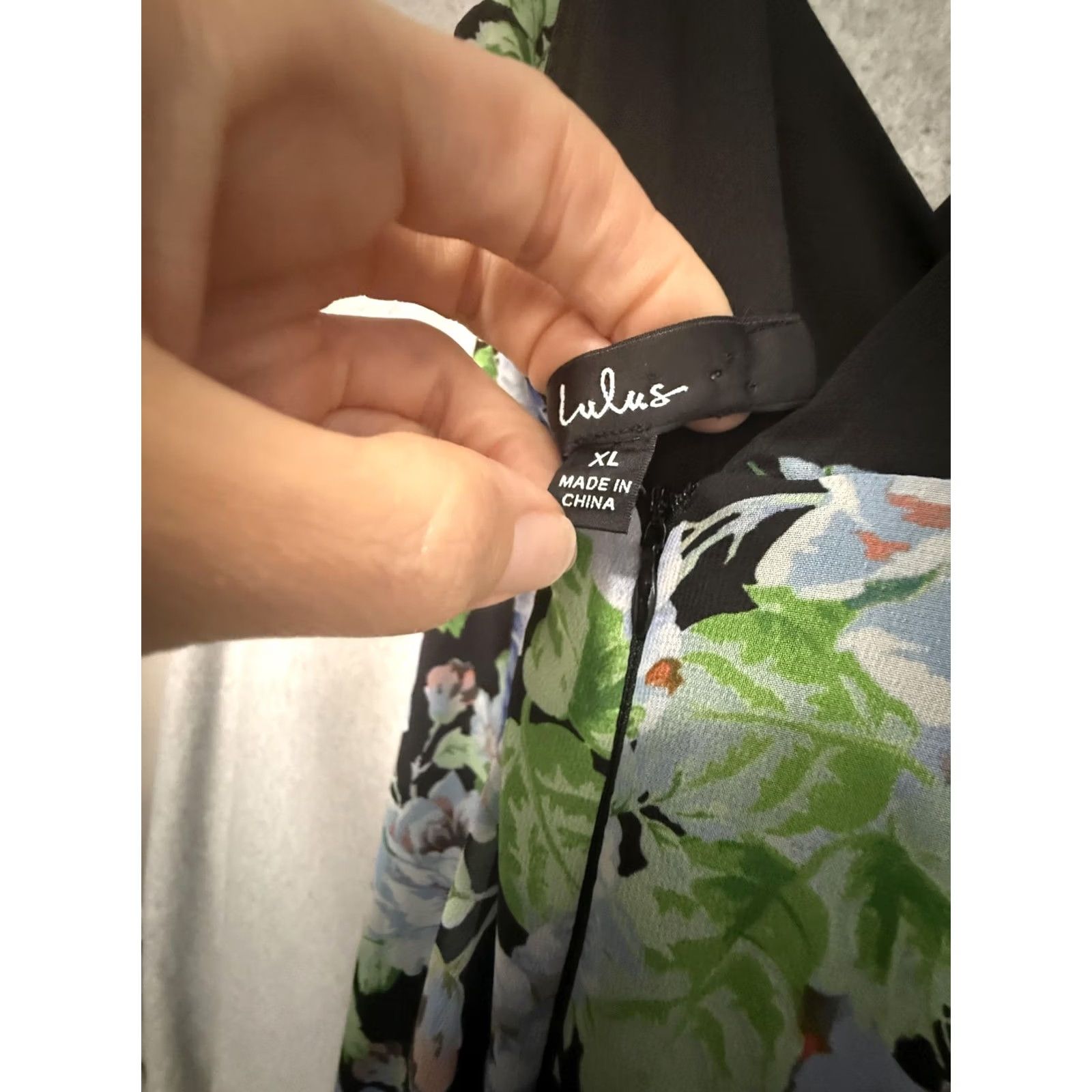 Lulus Lulus Dress Womens XL Multicolor Floral Chiffon V Neck Maxi Sundress Lined Size XL / US 12-14 / IT 48-50 - 4 Thumbnail