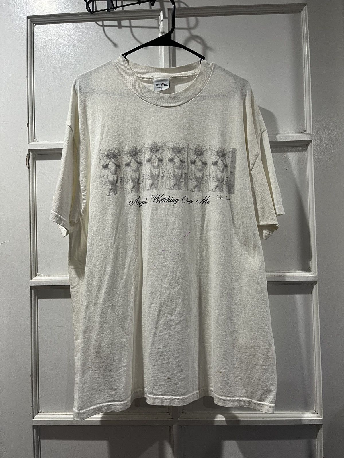 Vintage Vintage Angels Watching Over Me Tshirt Size US XL / EU 56 / 4 - 2 Thumbnail