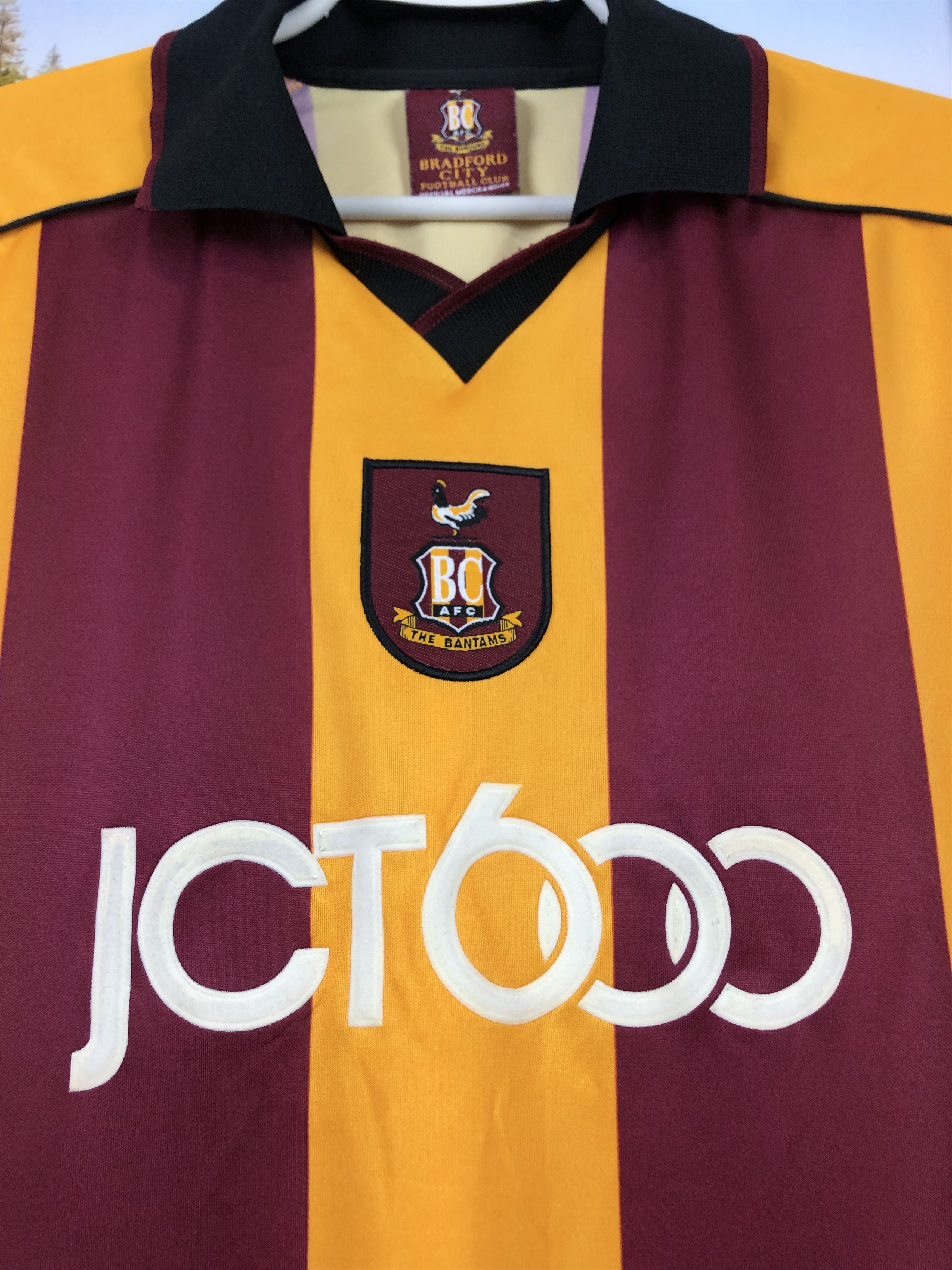 Vintage Bradford City football shirt 2001 Soccer Long Sleeve Jersey Size US M / EU 48-50 / 2 - 3 Thumbnail