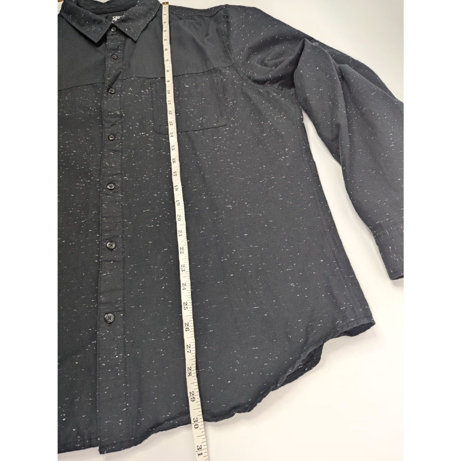 Vintage Rock & Republic Black Long Sleeve Cotton Shirt Men XL Button-Up Size XL Size US XL / EU 56 / 4 - 6 Thumbnail