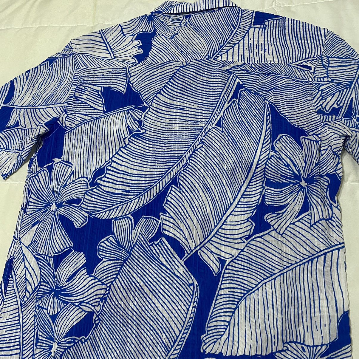 Zara Blue Zara Camp Collar Shirt Size US S / EU 44-46 / 1 - 7 Thumbnail