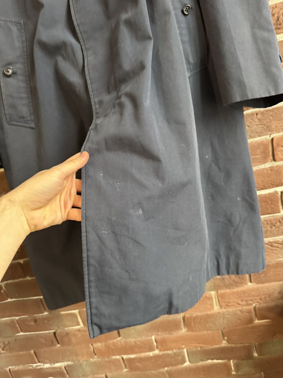 Burberry 60S Vintage Burberrys Nova Check Coat With Underlay Navy Size US L / EU 52-54 / 3 - 5 Thumbnail