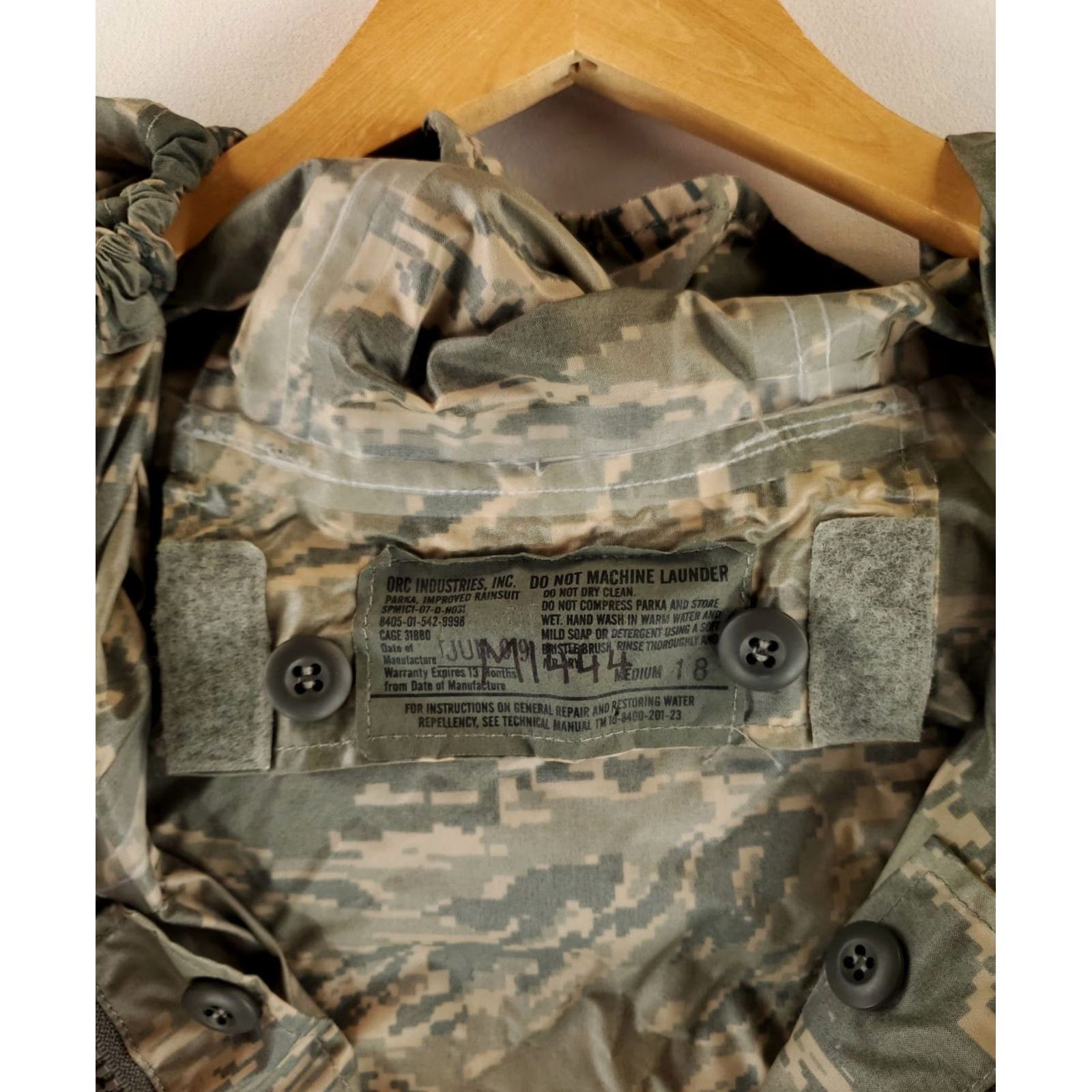 Industrie Orc Industries Rainsuit Parka Jacket UCP Camo Mens M Multicolor Military Jacket Size US M / EU 48-50 / 2 - 2 Thumbnail