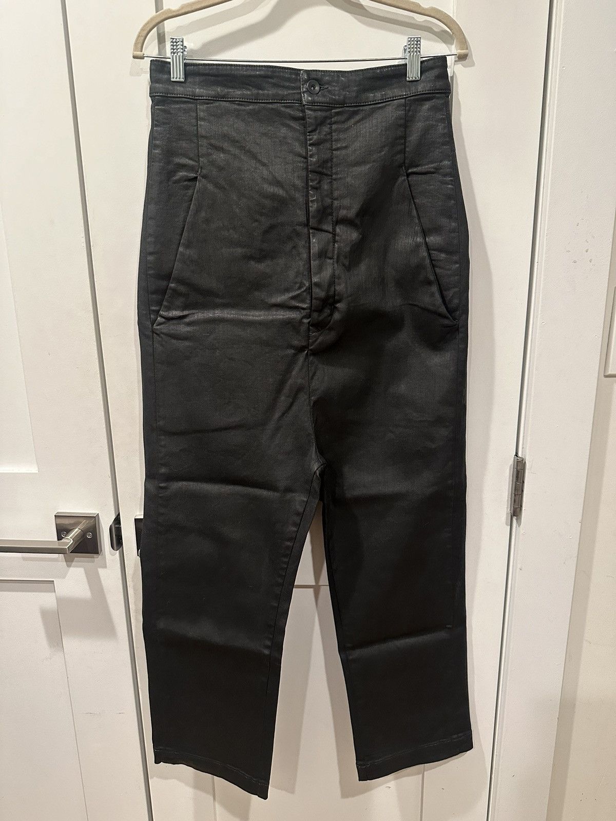 image of Rick Owens x Rick Owens Drkshdw Black Wax Dirt Jeans - Du18F7359-Sbw, Men's (Size 32)
